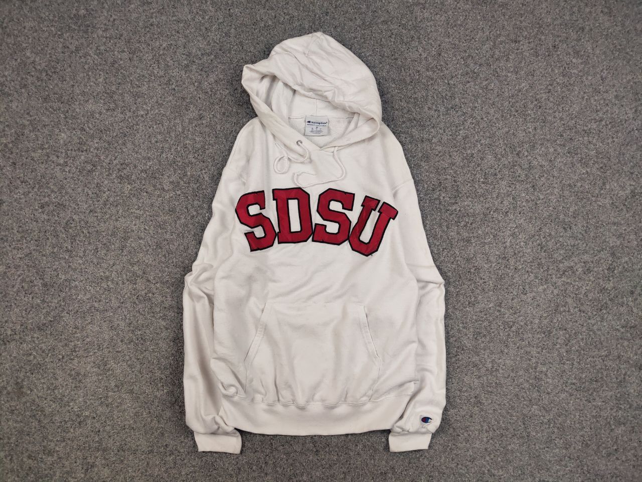 Champion Vintage Champion University SDSU Logo Gray Baggy Hoodie Size US M / EU 48-50 / 2 - 1 Preview