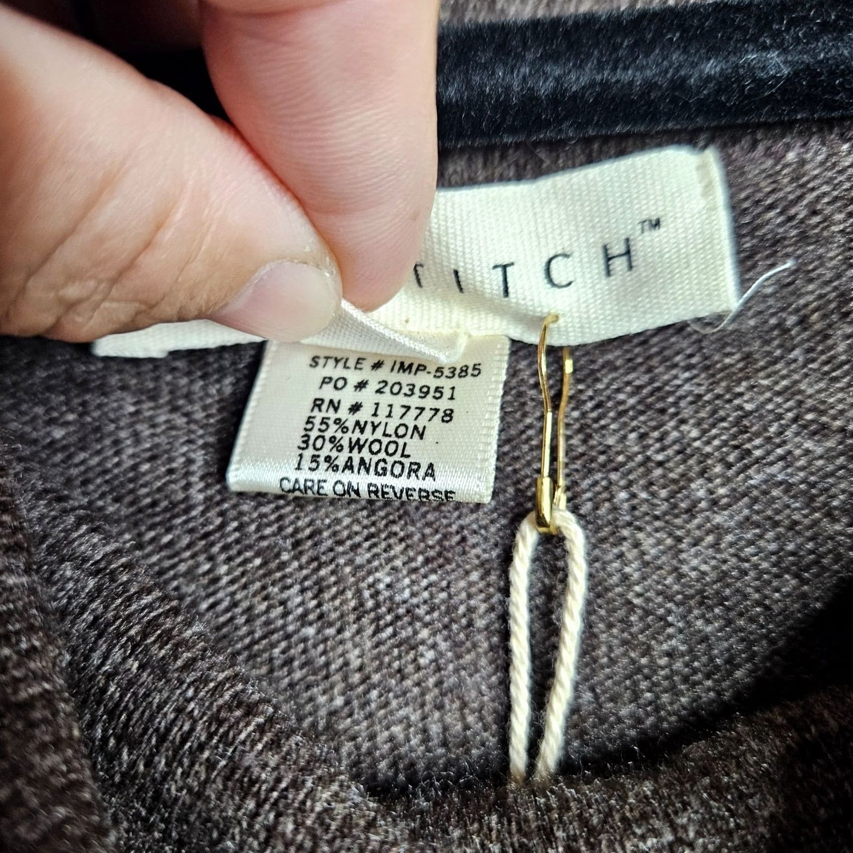 Vintage Lovestitch Cardigan Sweater Brown One Size Womens Cowl Neck Knit All Seasons Modern 90s Standalone Cardigan Theme: Modern? Size ONE SIZE - 5 Thumbnail