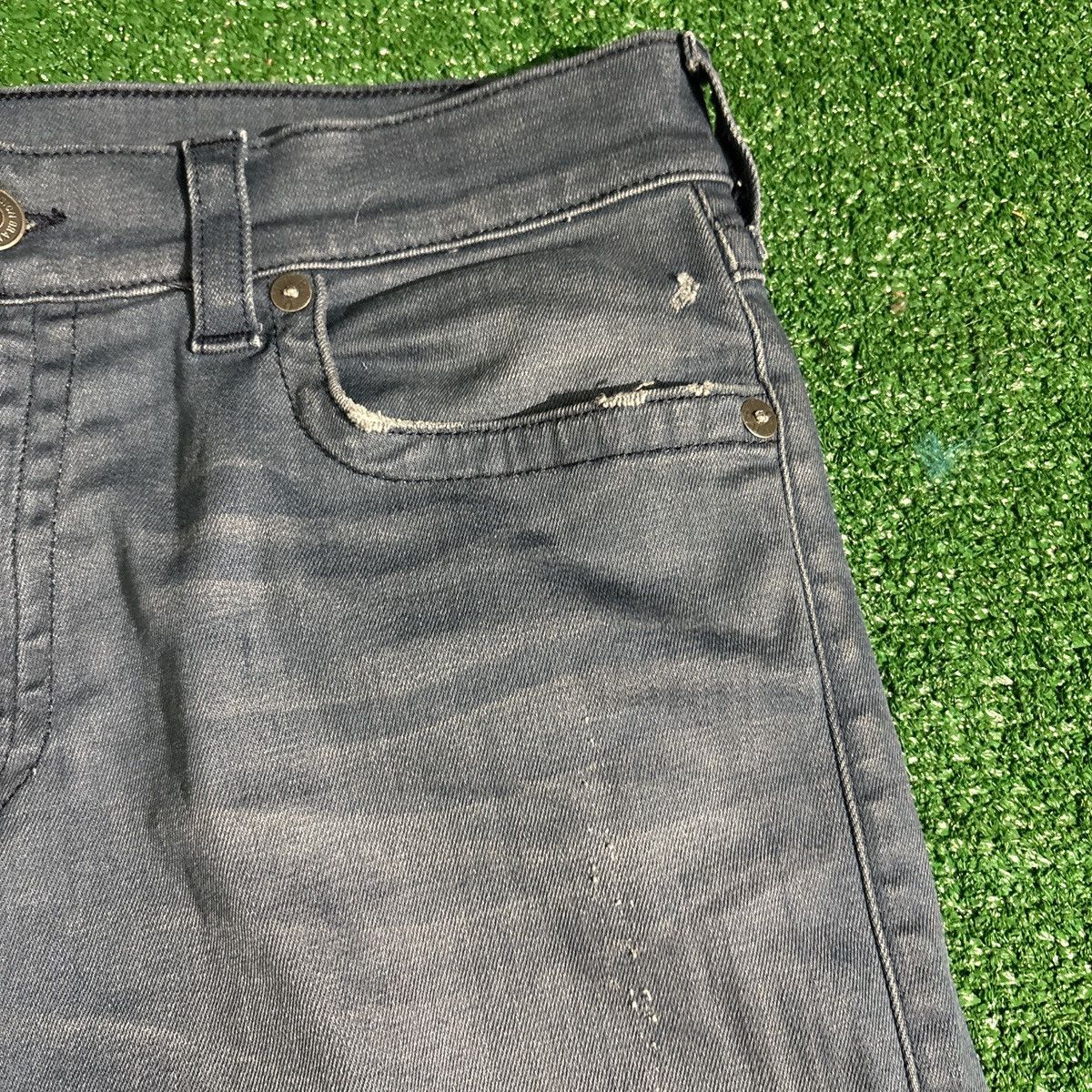 True Religion True Religion Geno Relaxed Slim Blue Jeans Size 33 Size US 33 - 6 Thumbnail