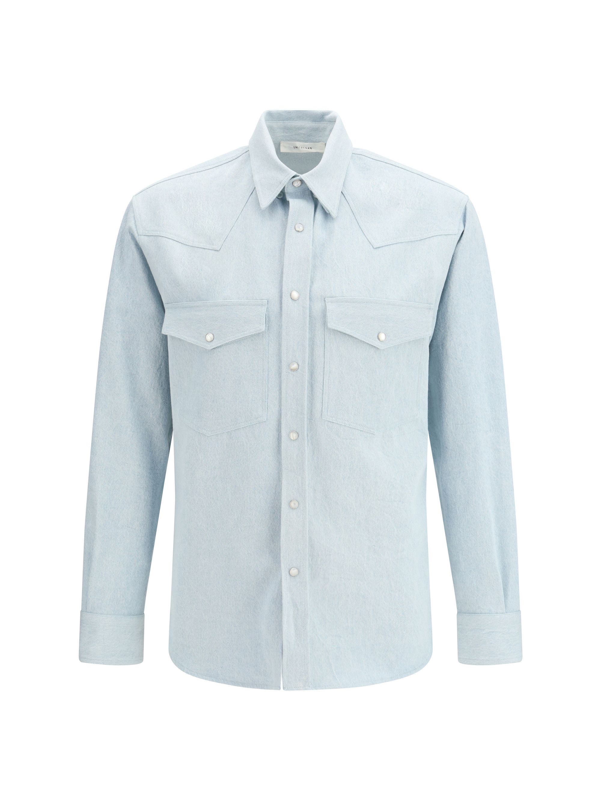 Umit Benan Western denim Shirt Size US XL / EU 56 / 4 - 1 Thumbnail