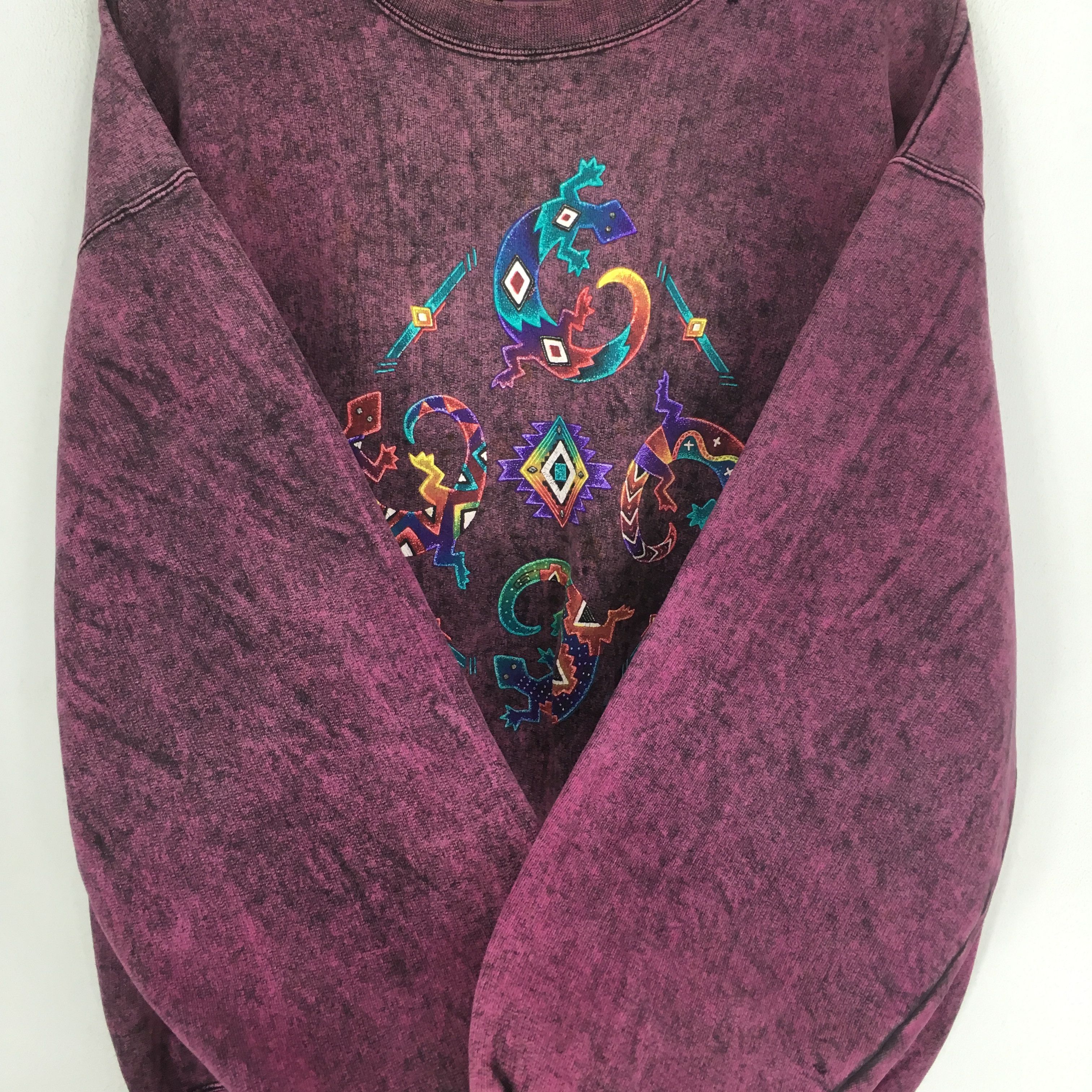 Vintage vintage tie die sweatshirt - 243 Size US L / EU 52-54 / 3 - 9 Thumbnail