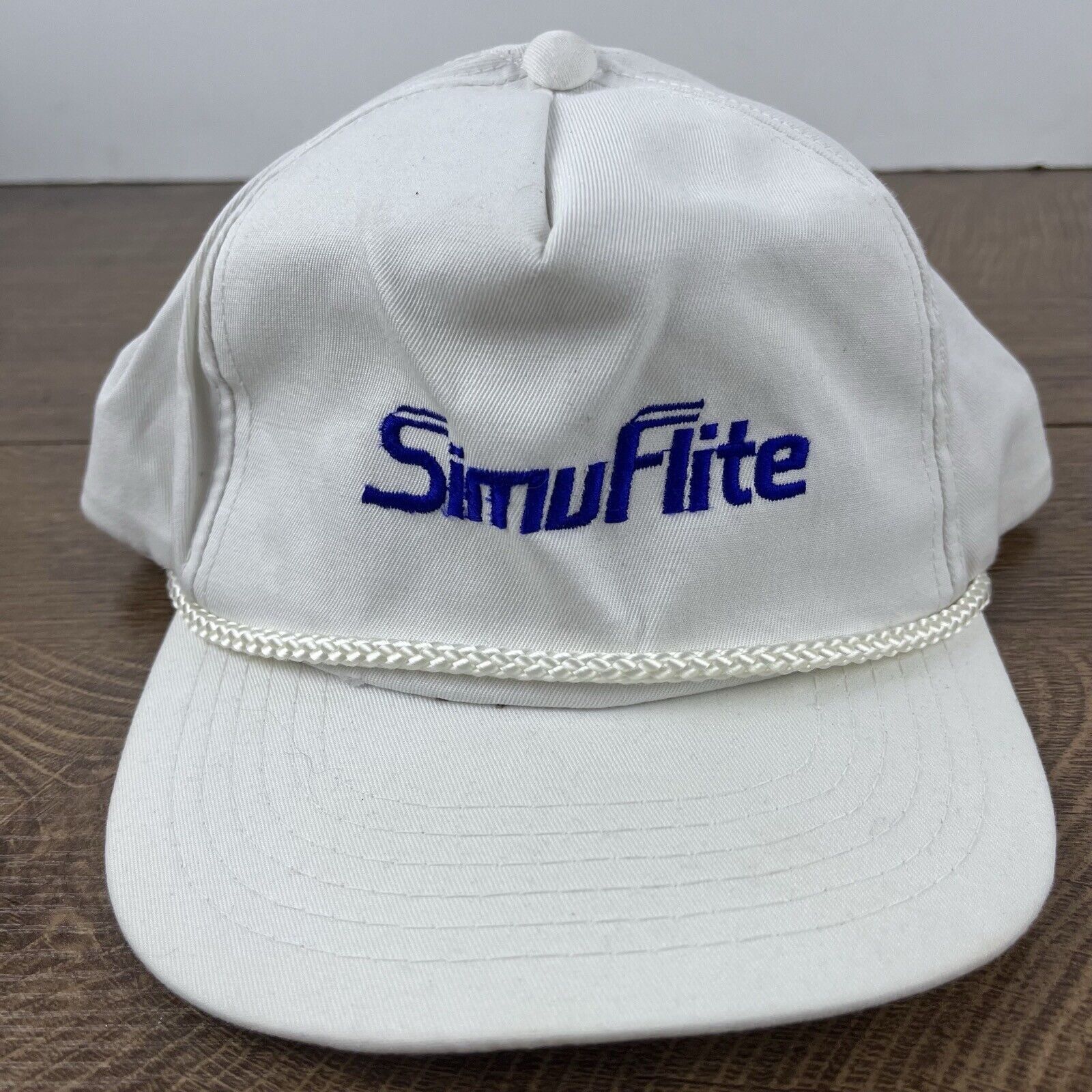 Other SimuFlite Hat Simuflite Snapback Hat White Adjustable Hat Ad Size ONE SIZE - 5 Thumbnail