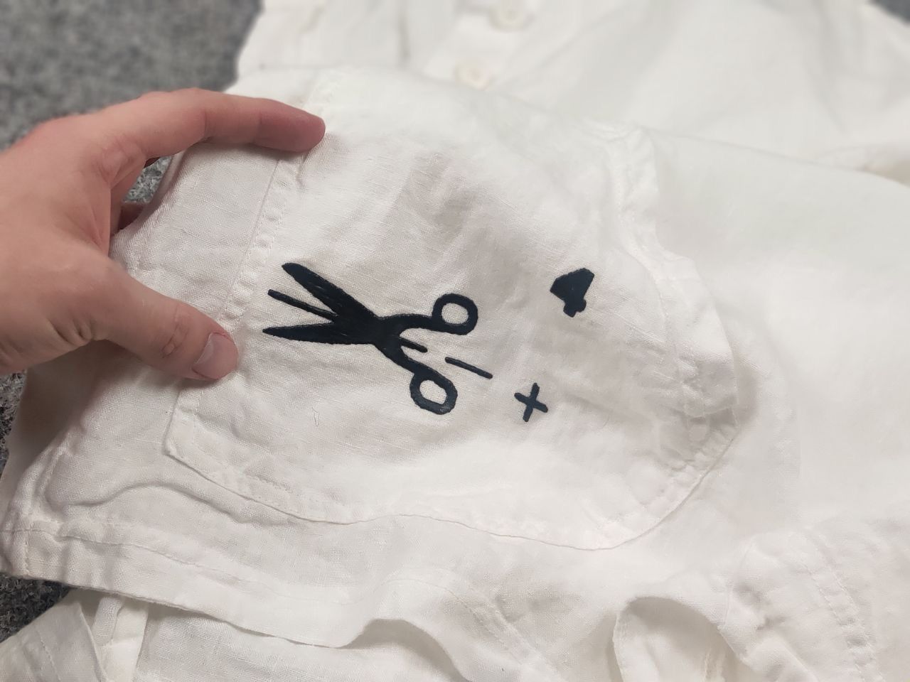 Rundholz Rundholz Asymmetric Button White linen Oversized Jacket Size M / US 6-8 / IT 42-44 - 14 Thumbnail