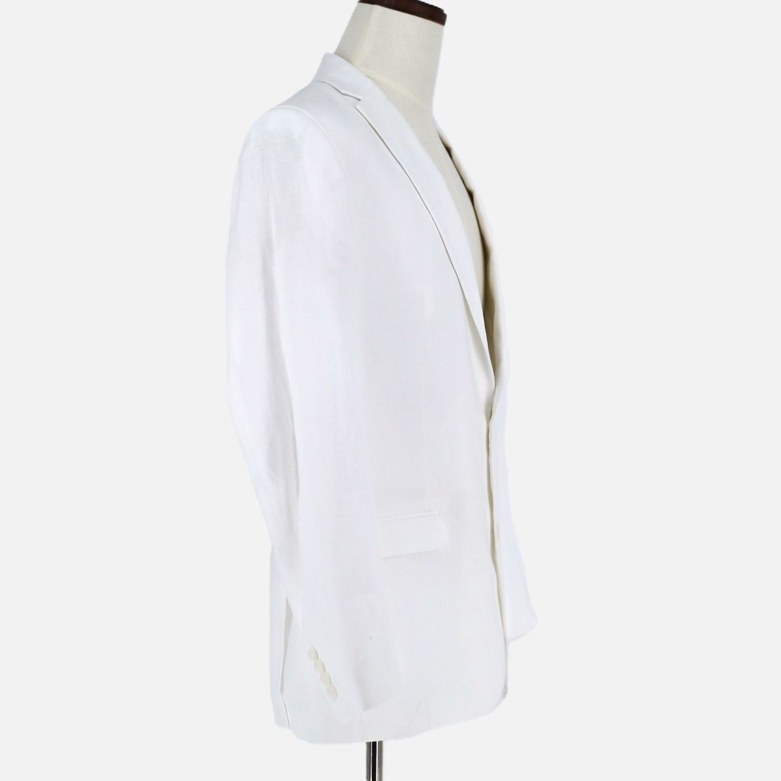 Bar III Bar III Men's White Linen Slim-Fit Suit Jacket Size 38S Size 38S - 6 Thumbnail