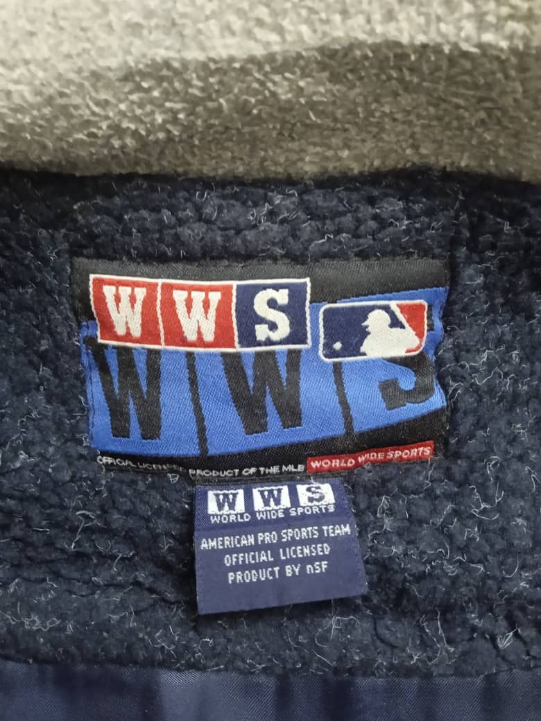 MLB × New York Yankees × Vintage Vintage WWS MLB Sherpa Jacket New York Yankees Size US XXL / EU 58 / 5 - 3 Thumbnail
