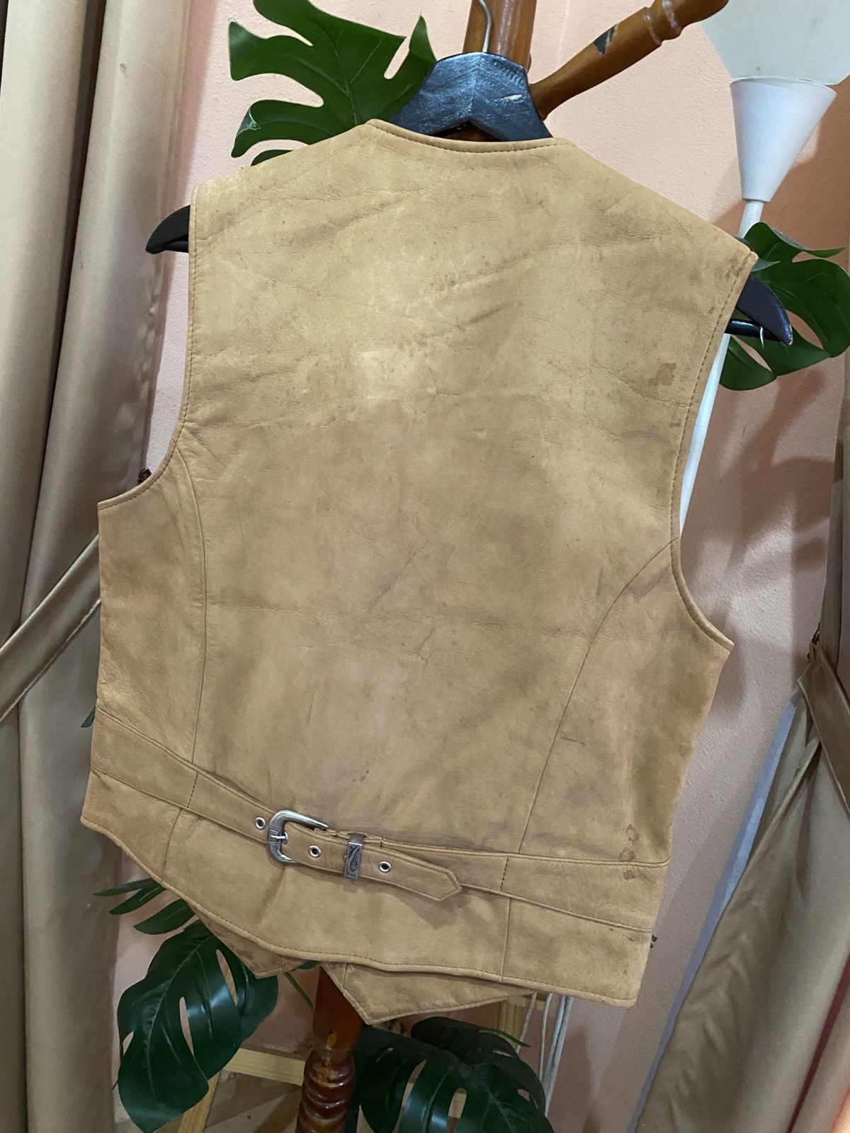 Genuine Leather VINTAGE NAKATAKE VEST LEATHER JACKET Size US L / EU 52-54 / 3 - 10 Thumbnail