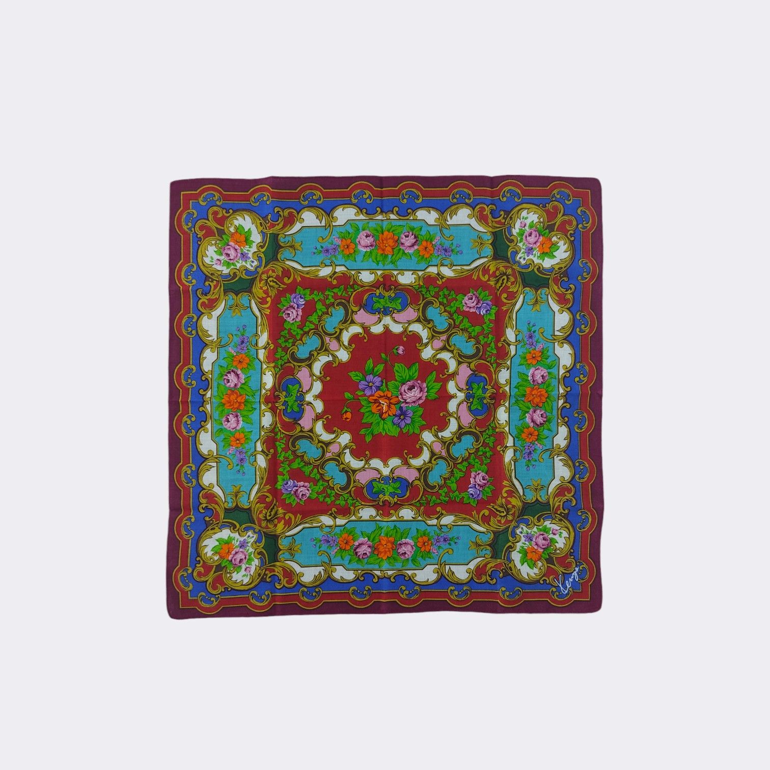 Kenzo Vintage Kenzo Handkerchief Neckerchief Bandana H355E Size ONE SIZE - 2 Thumbnail