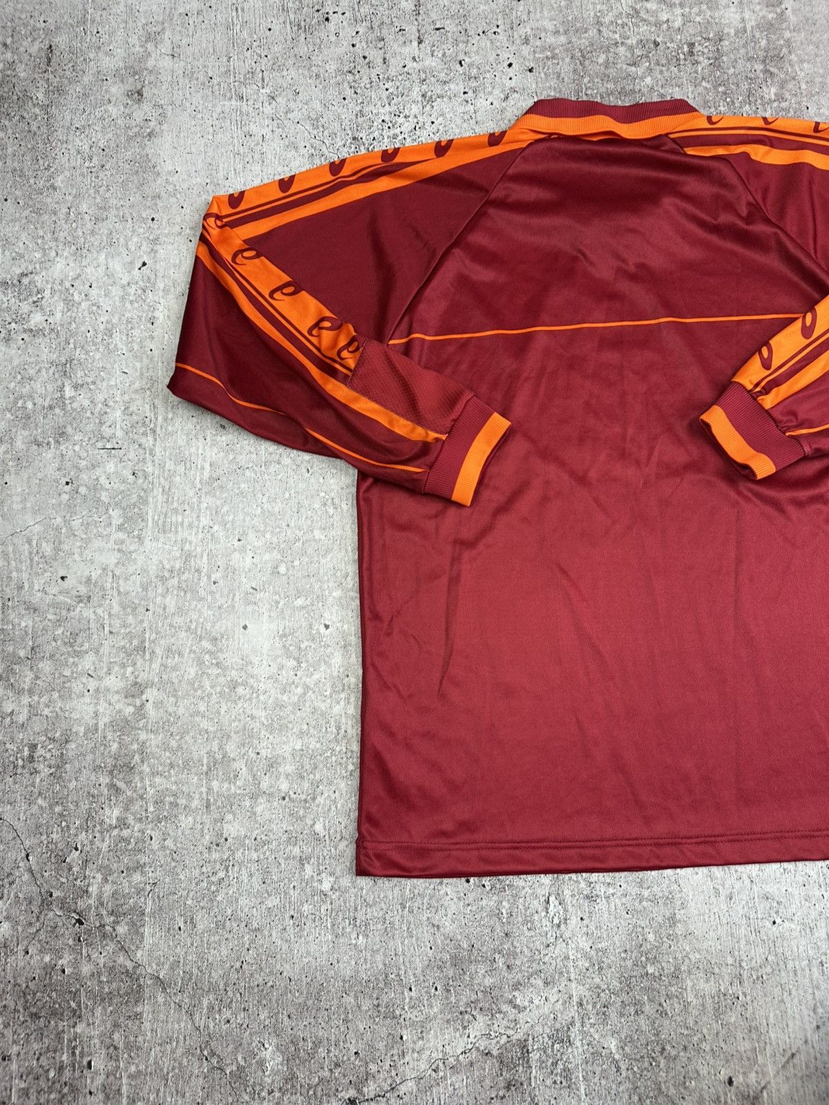 Asics 1995/96 Asics AS Roma Vintage Long Sleeve Soccer Jersey Size US M / EU 48-50 / 2 - 14 Thumbnail