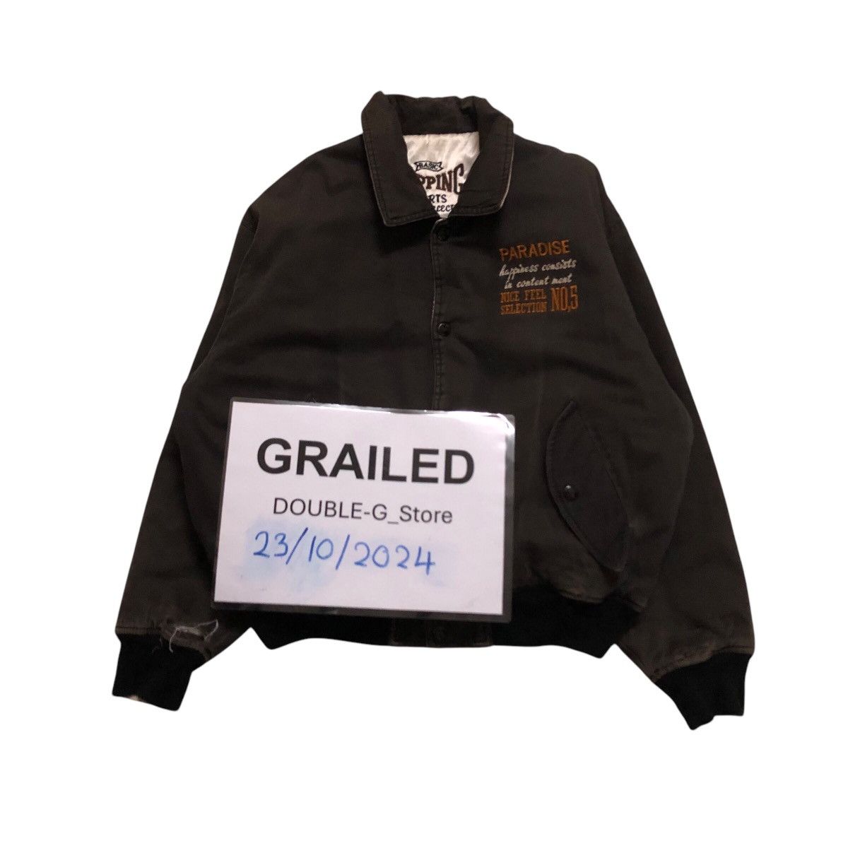 Japanese Brand 📌Vintage Bomber Jacket Creator Big Logo Issey Miyake Size US L / EU 52-54 / 3 - 1 Thumbnail