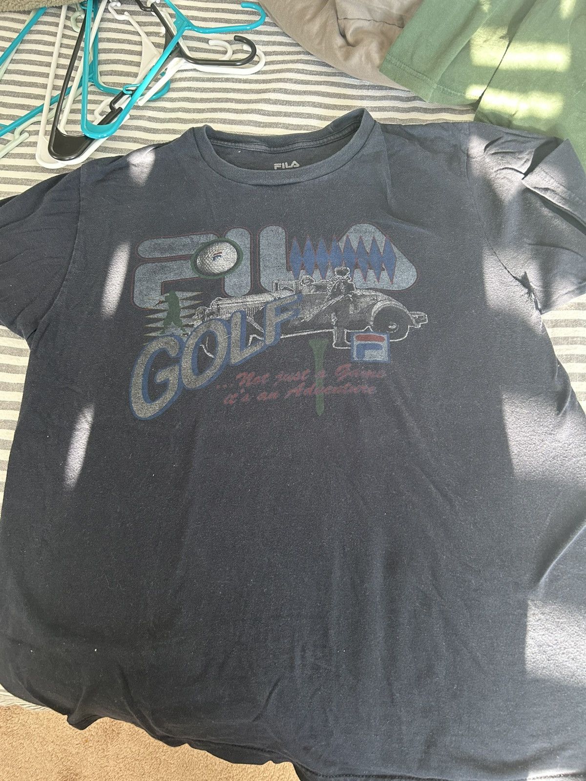 Fila Vintage Fila “Golf Adventure” Graphic Tee – Navy Size US L / EU 52-54 / 3 - 1 Thumbnail