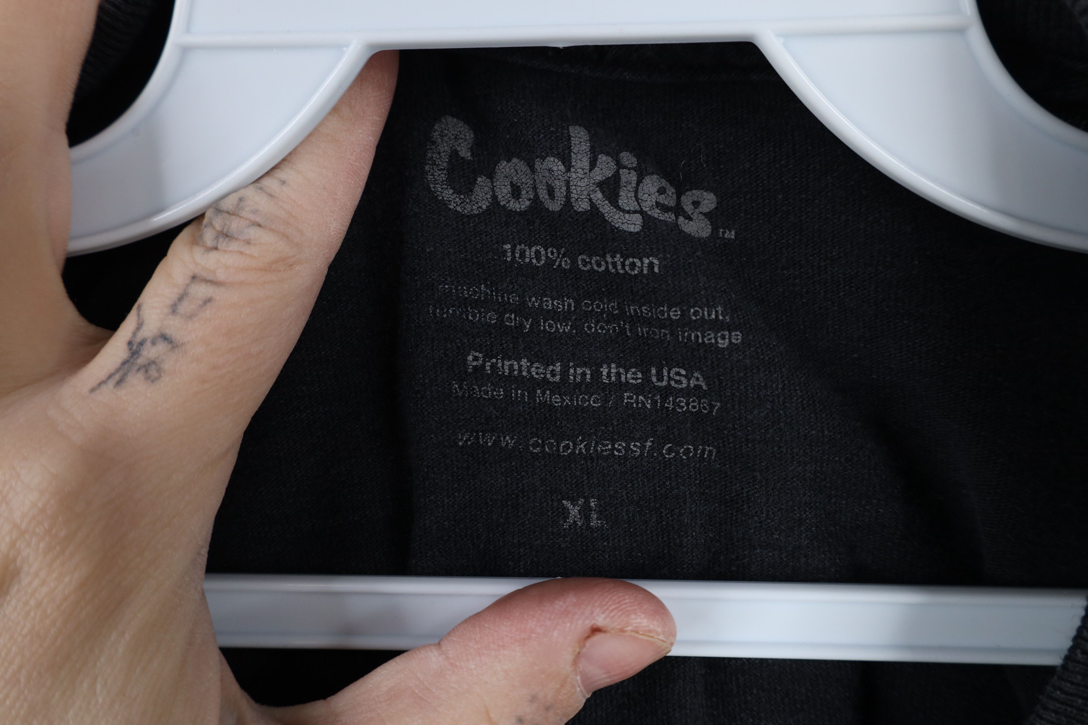 Vintage Vintage Cookies Skateboards Skateboarding T-Shirt Black Size US XL / EU 56 / 4 - 7 Thumbnail