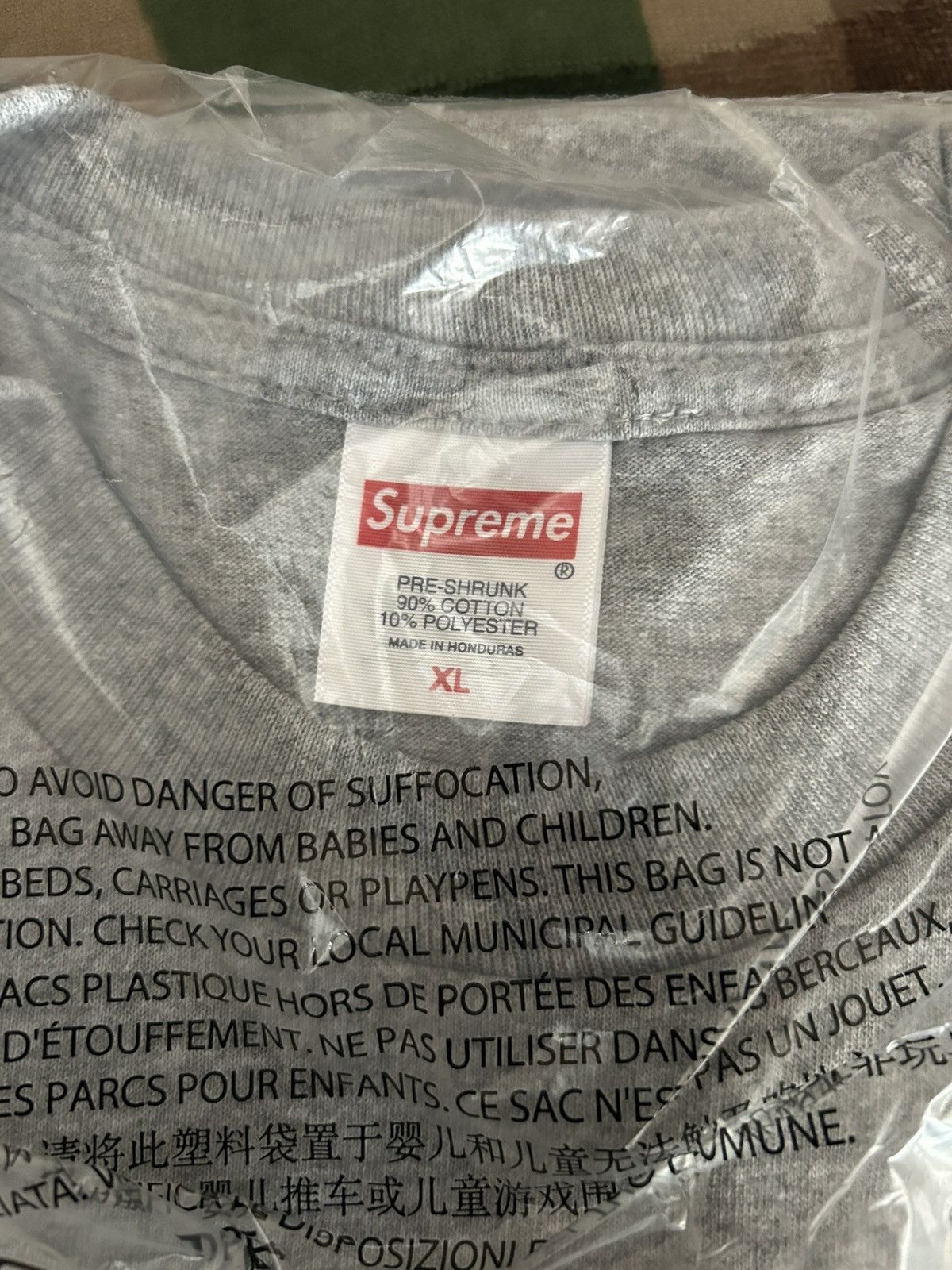 Supreme Supreme Diamonds Heather Grey XL FW24 Size US XL / EU 56 / 4 - 5 Thumbnail