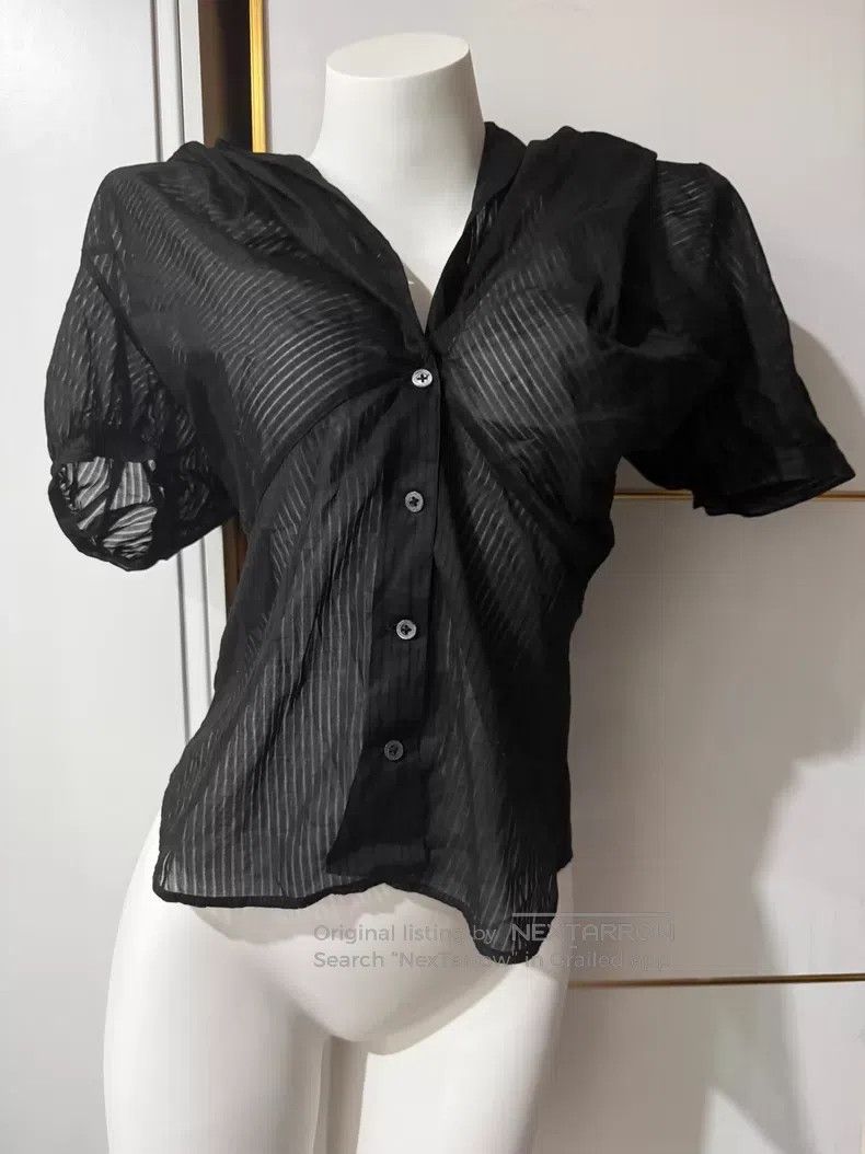 Vivienne Westwood Vivienne Westwood Black Witch Hat Shirt Size L / US 10 / IT 46 - 2 Thumbnail