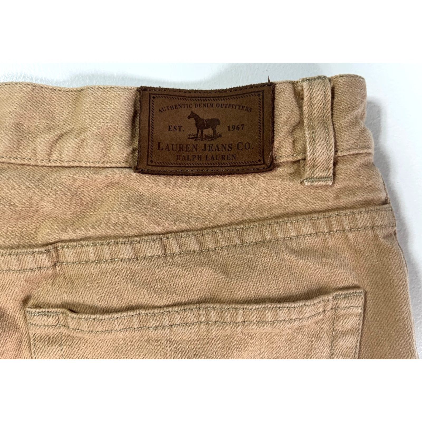 Ralph Lauren VINTAGE Women's Flared Jeans Shirt? (Original title not enough context) Size 30" / US 8 / IT 44 - 7 Thumbnail