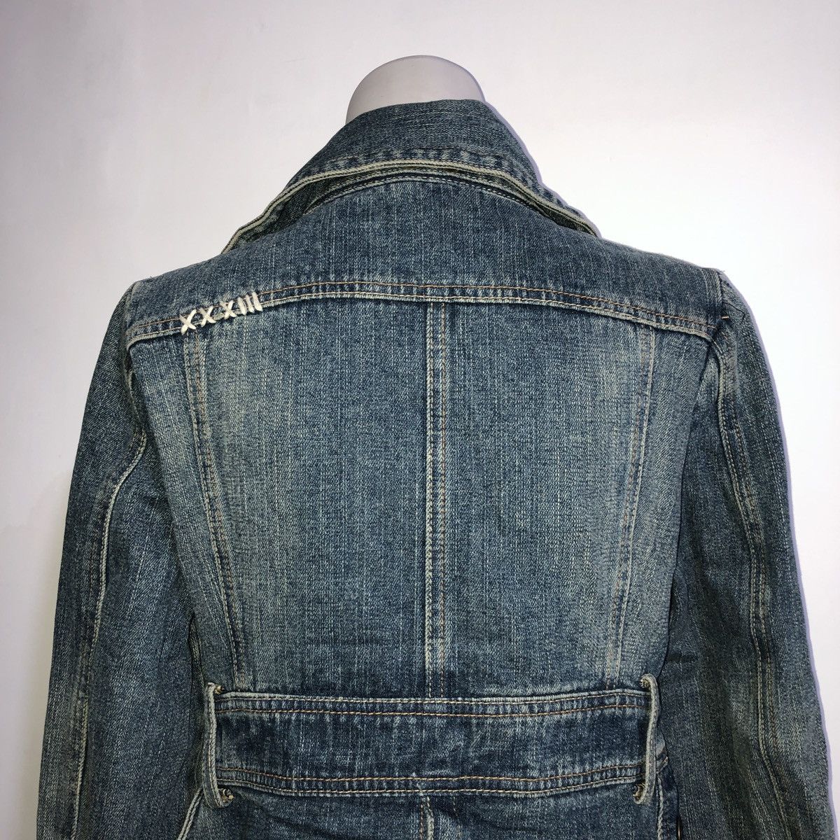If Six Was Nine × Japanese Brand JAPANES BRAND M2 DENIM JACKET EMBROIDED ROSE Size S / US 4 / IT 40 - 8 Thumbnail