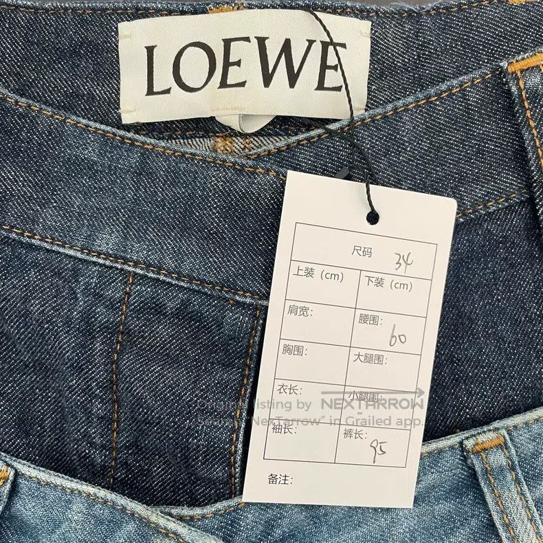 Loewe Loewe Blue Denim Jeans Size 42" / US 20 - 2 Thumbnail