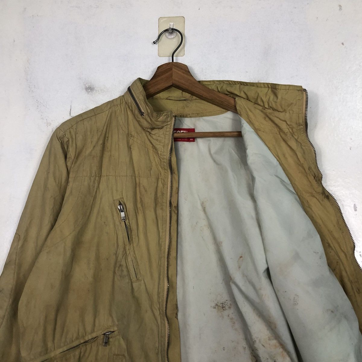 Japanese Brand 📌Biker Jacket Diesel Insulated Bondage Size US XL / EU 56 / 4 - 17 Thumbnail