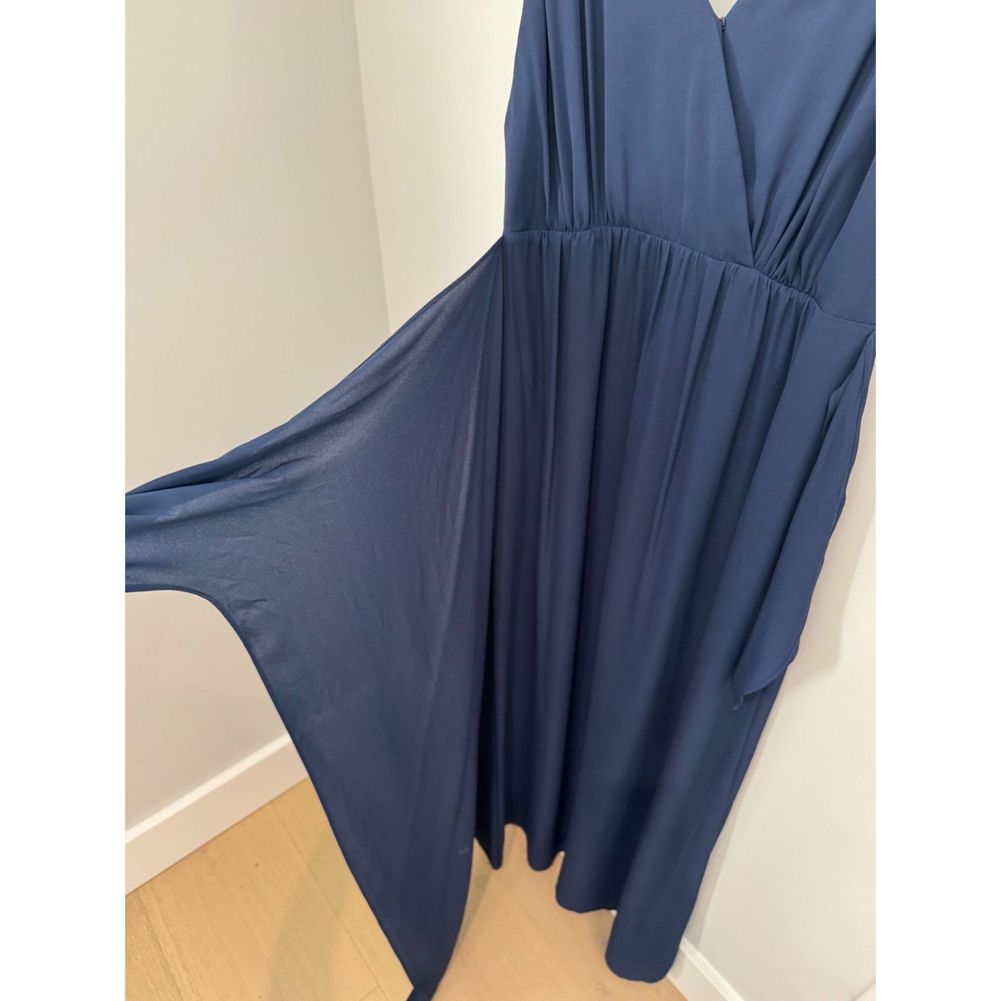 Other WAYF Wynona Wrap Chiffon Maxi Dress, size small Size S / US 4 / IT 40 - 6 Thumbnail