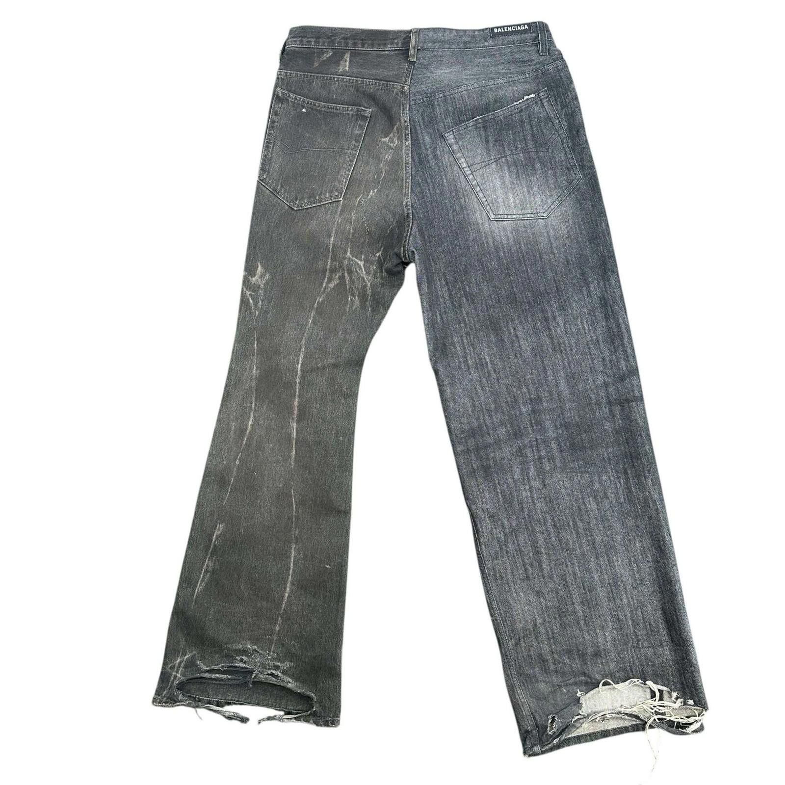 Balenciaga Balenciaga 2024 Fifty Fifty Hybrid Jeans S Size US 30 / EU 46 - 3 Thumbnail