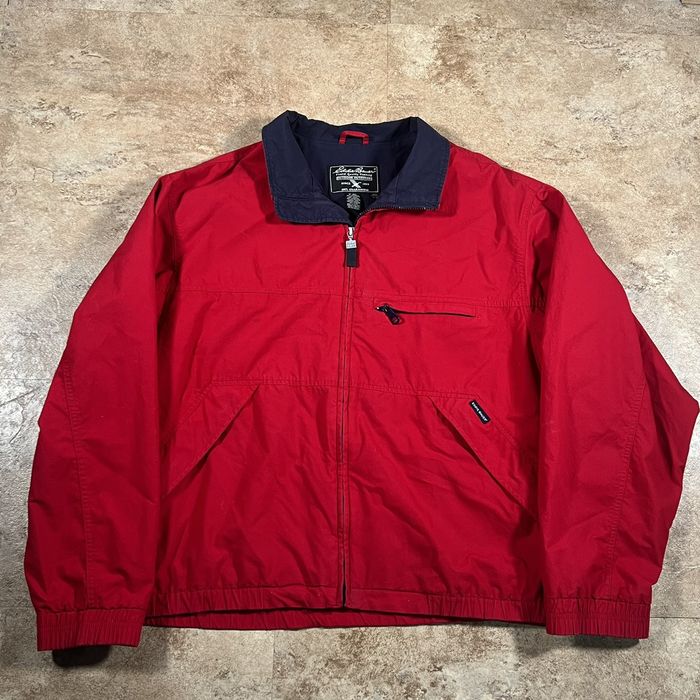Eddie Bauer Eddie Bauer Outdoor Outfitter Red & Blue Field Jacket Grailed