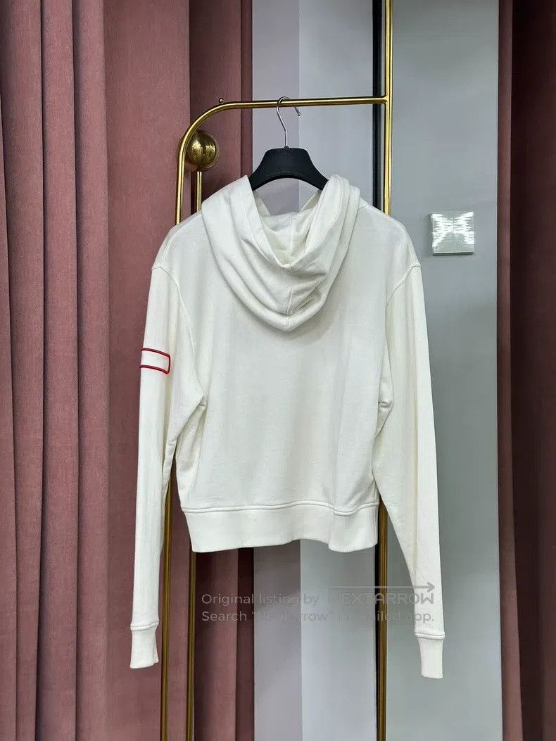 Acne Studios Acne Studios White lipstick hooded sweatshirt long-sleeve Size XS / US 0-2 / IT 36-38 - 4 Thumbnail