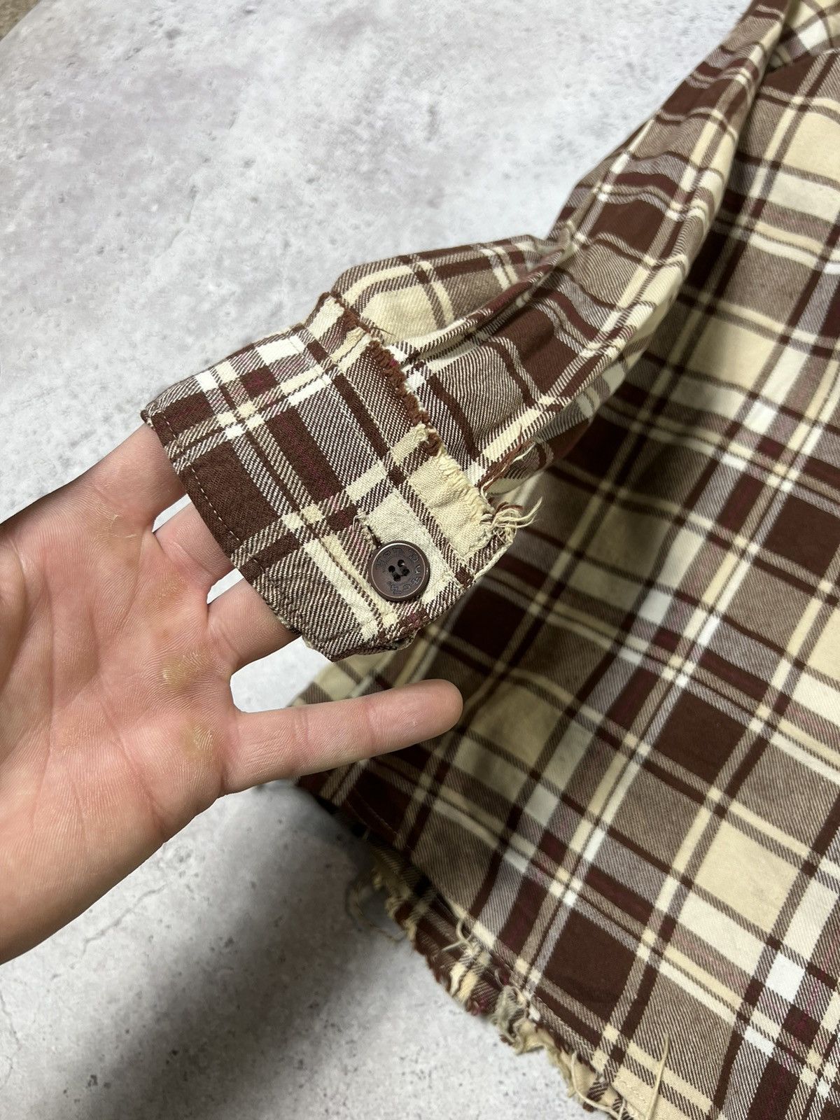Vintage Vintage Von Dutch Sherpa Lined Flannel Button Up Shirt Size US S / EU 44-46 / 1 - 6 Thumbnail