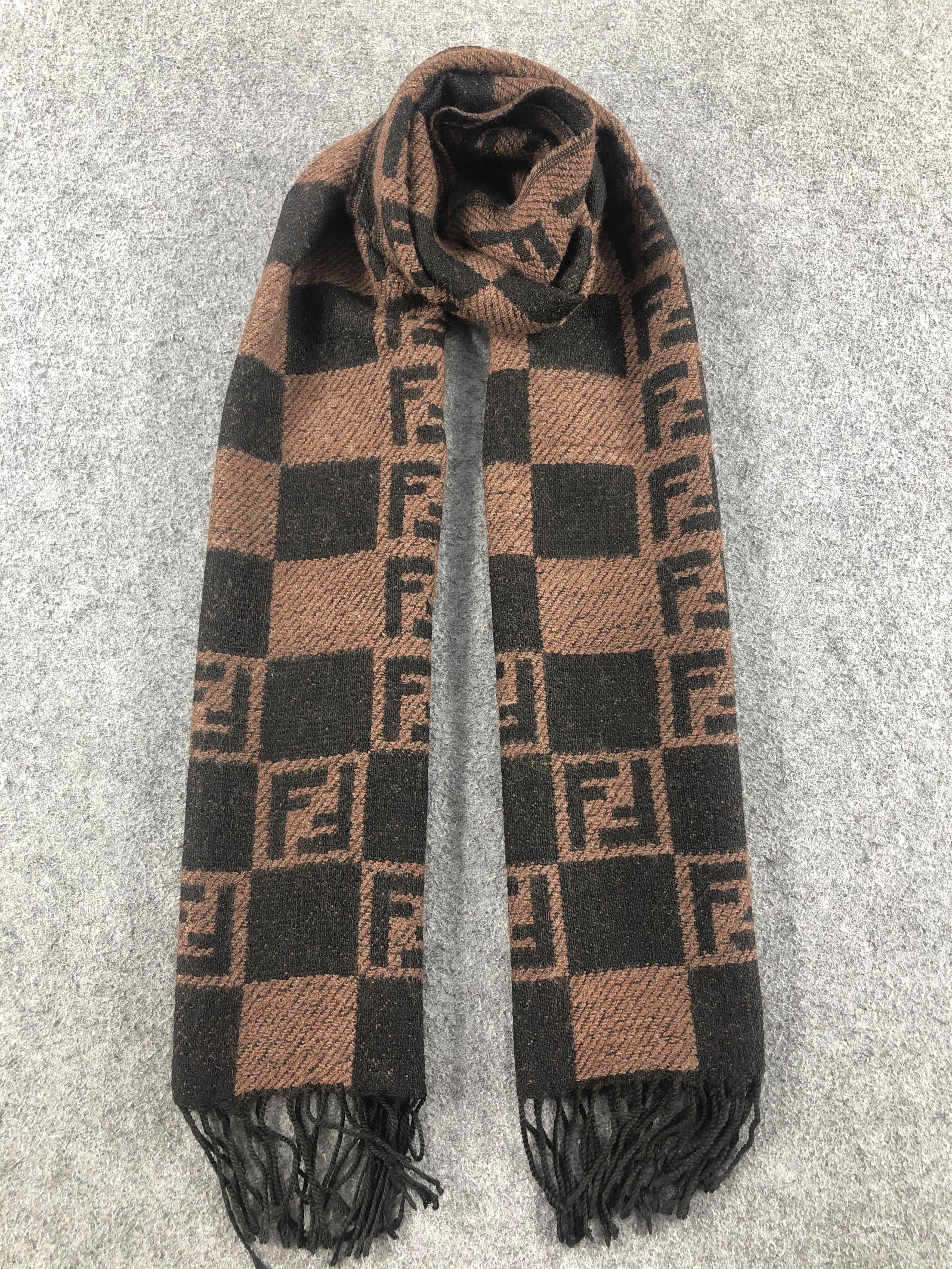 Fendi Monogram Scarf / Muffler / Neckwear