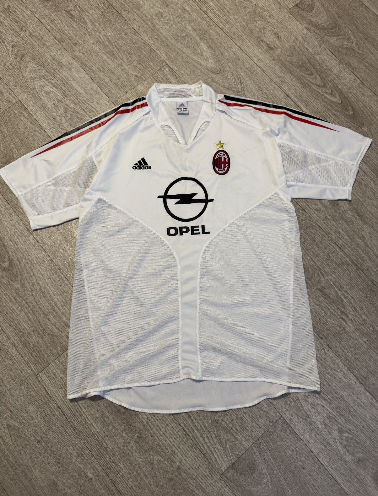Adidas 🔷Vintage Adidas AC Milan 2004/05 Soccer jersey🔷 Size US XXL / EU 58 / 5 - 1 Thumbnail