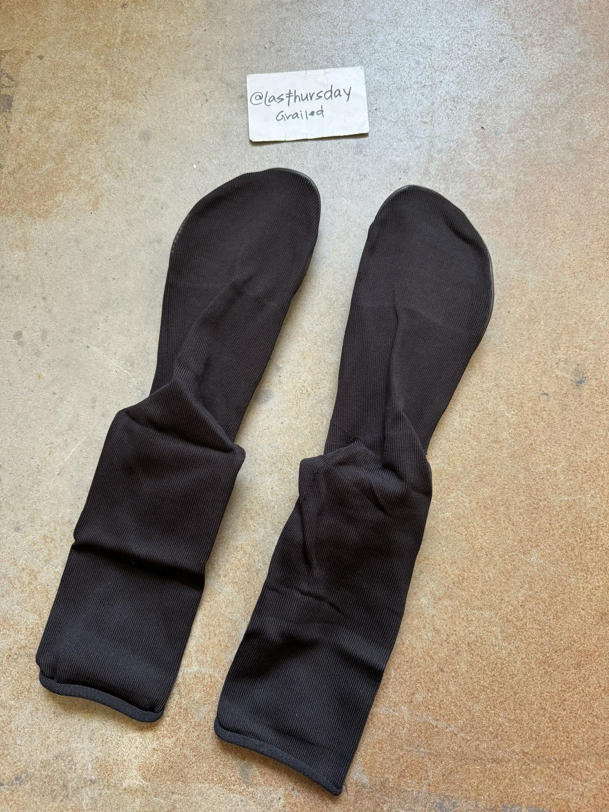 Kanye West × Yeezy YZY Pods Shoes Black Size 3 Size US 12 / EU 45 - 1 Thumbnail