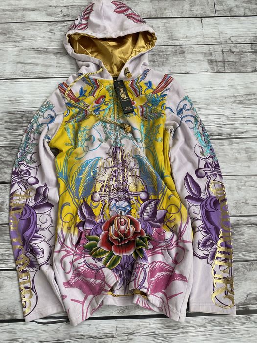 Vintage New Vintage Christian Audigier Ed Hardy Hoodie 90s Y2K