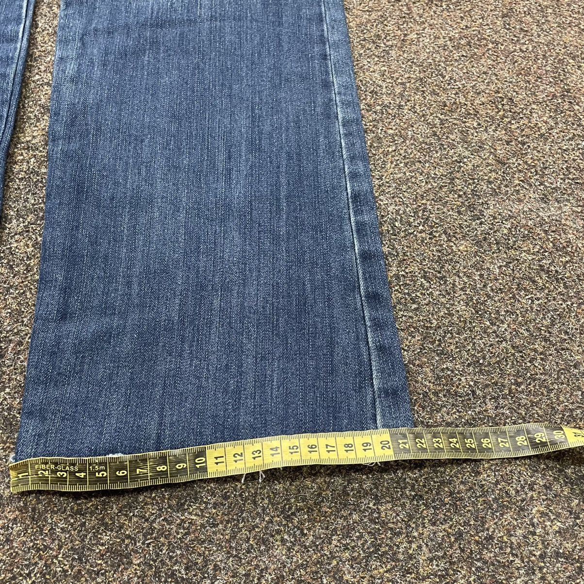 Vintage Vintage Y2K Flared Distressed Jeans Thrashed Skate Logo 32 Size US 32 / EU 48 - 9 Thumbnail