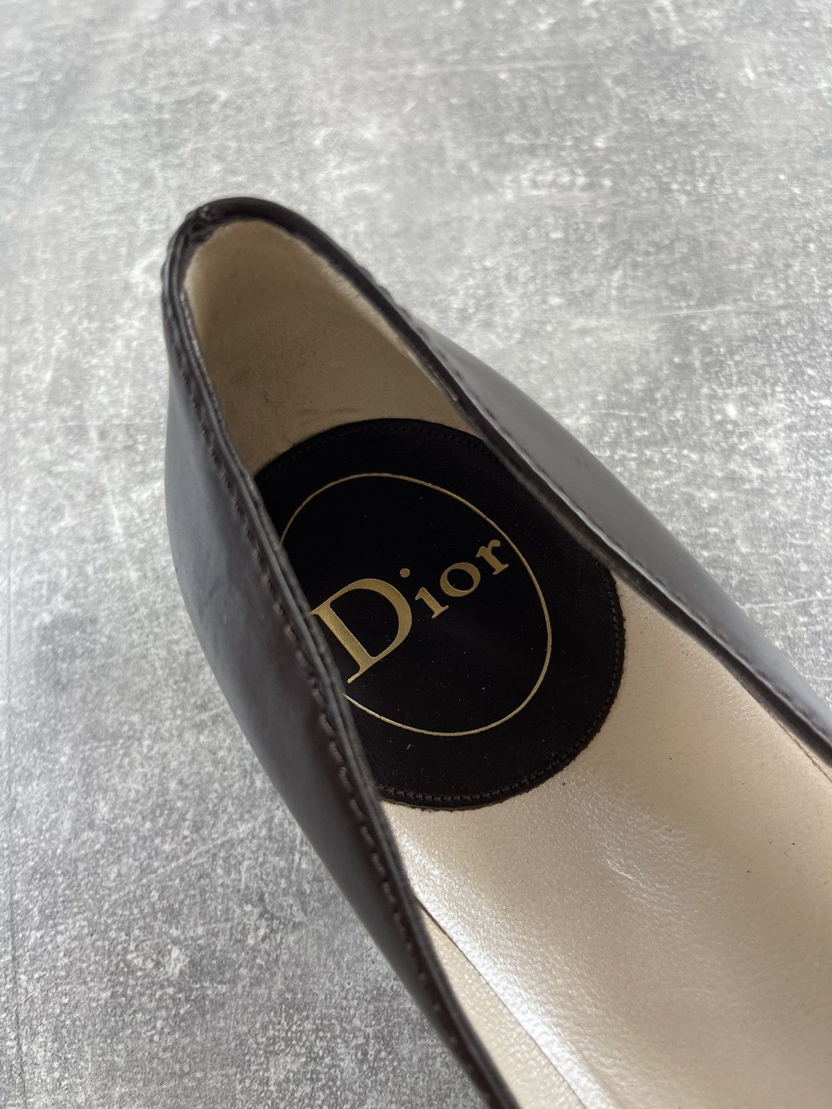 Christian Dior Monsieur Christian Dior Galliano 00s Leather Logo Pumps Heels Shoes Size US 9.5 / IT 39.5 - 8 Thumbnail