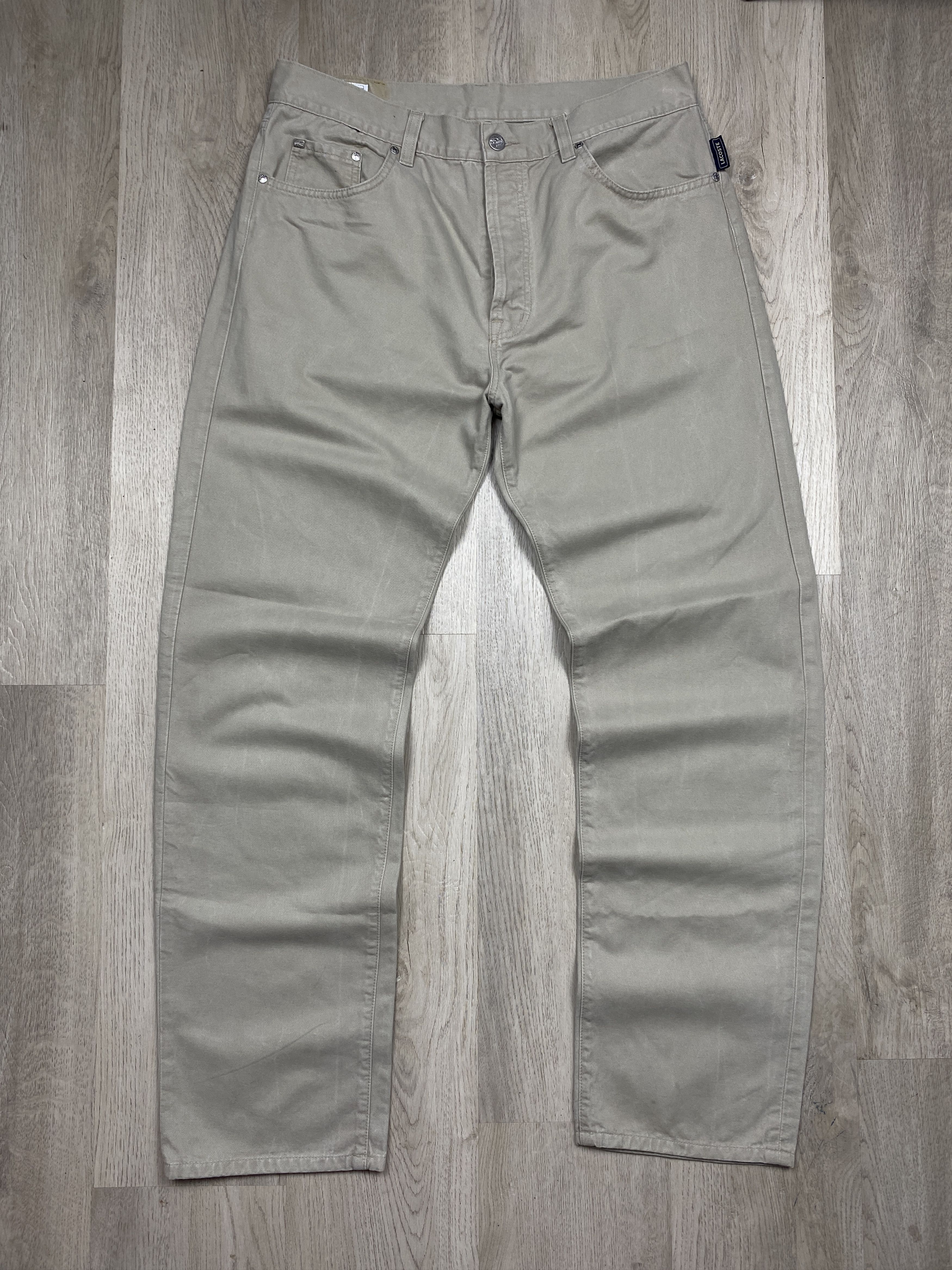 Lacoste × Vintage Lacoste Vintage Mens Chino Pants Size US 34 / EU 50 - 4 Thumbnail