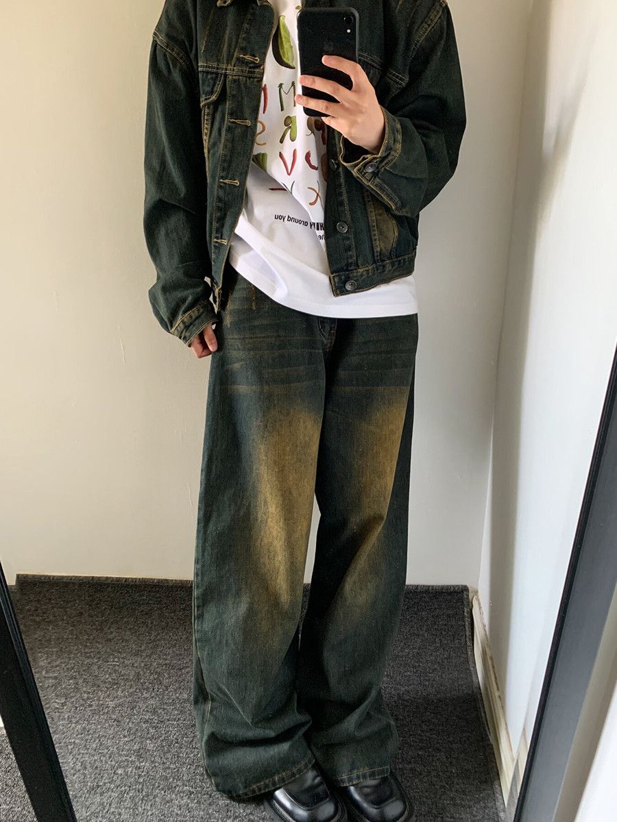 Japanese Brand × Jean 90s Retro Skater Baggy Size US 43 - 3 Thumbnail