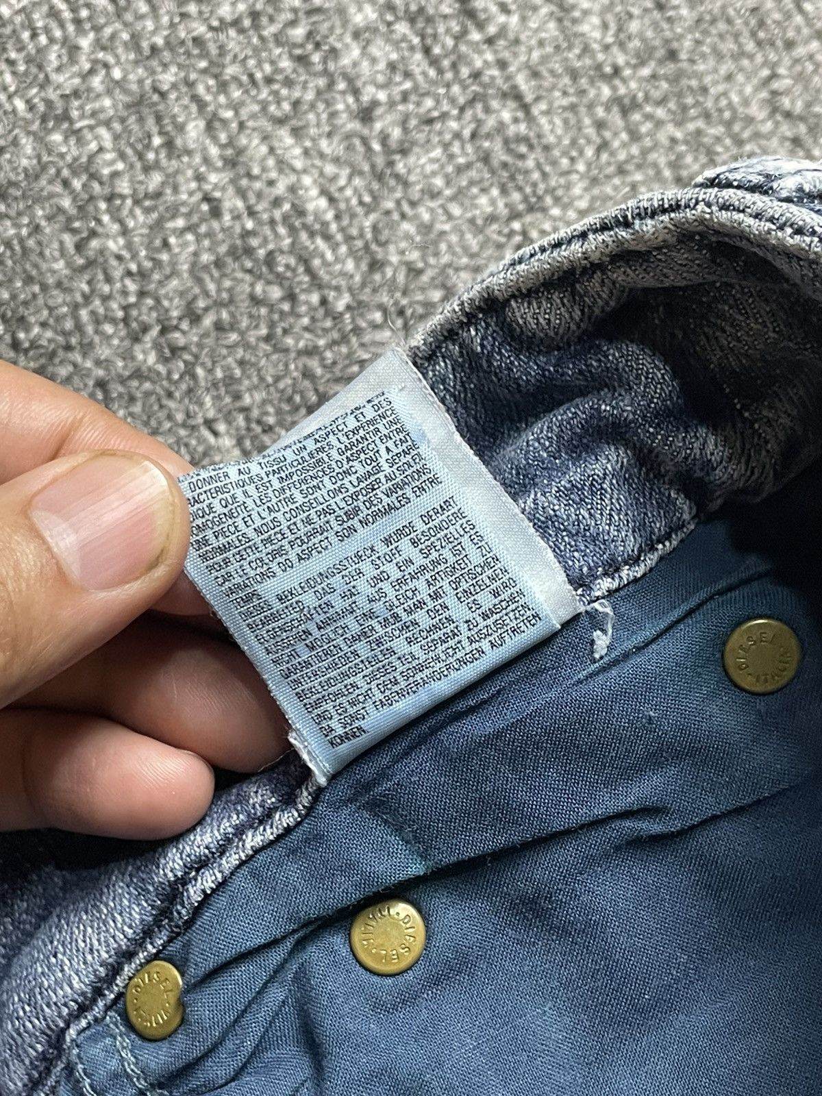 Diesel Diesel Industry x Denim Division Jeans Pants (92) Size US 26 / EU 42 - 11 Thumbnail