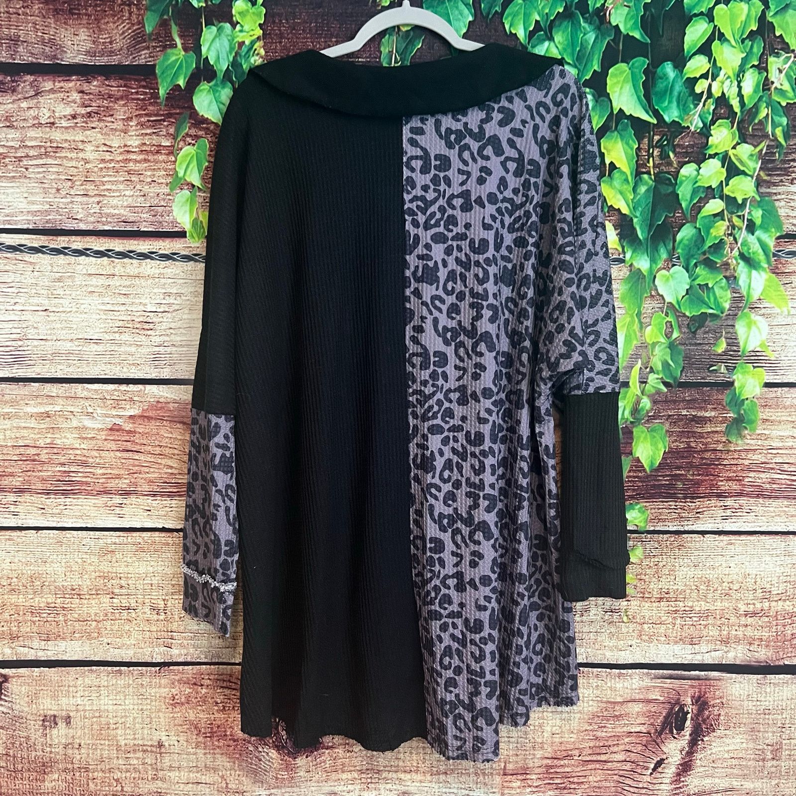 Madewell White Stag Half Button Leopard Cheetah Collared Blouse XL Size XL / US 12-14 / IT 48-50 - 5 Thumbnail