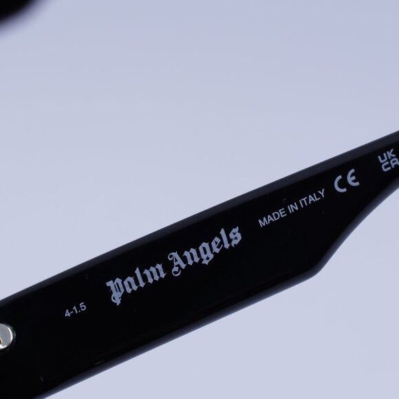 Palm Angels Palm Angels PERI099 HOLLYWOOD 1007 Sunglasses Black Cat Eye Size ONE SIZE - 8 Thumbnail
