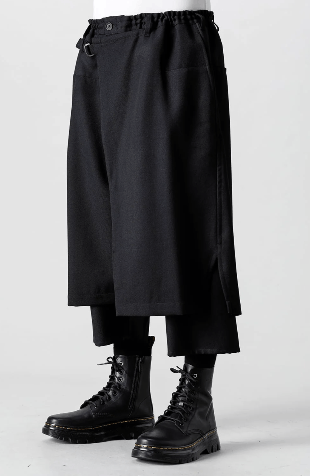 Yohji Yamamoto Yohji Yamamoto Pour Homme AW20 - W/Gabardine Wrap Pants Size US 30 / EU 46 - 10 Thumbnail