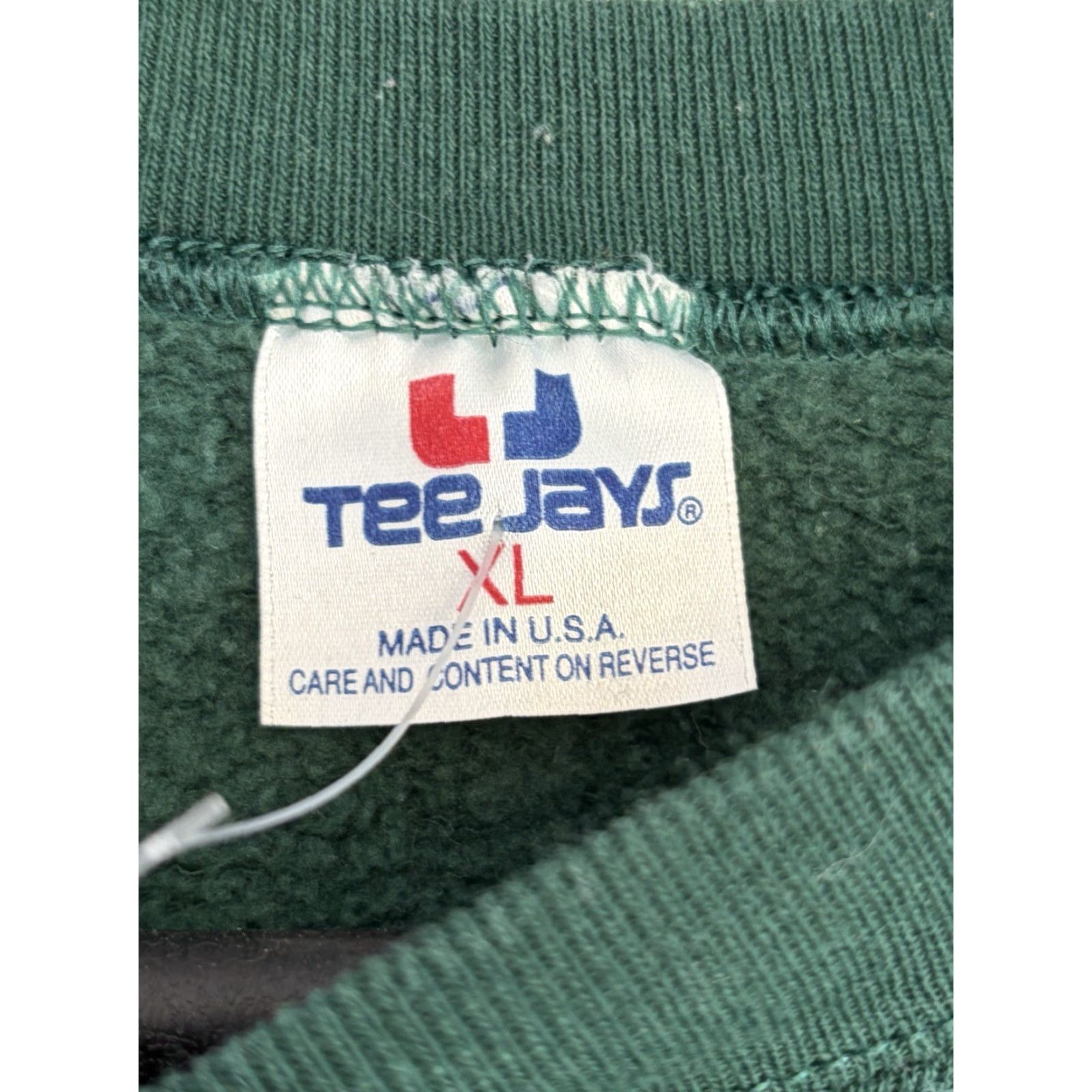 Vintage VINTAGE Crazy Shirts Sweatshirt Logo Center 90s Crewneck XL Men Green Large, 90s Theme, Fleece Cotton, Pullover, Regular Fit, Long Sleeve Size US XL / EU 56 / 4 - 4 Thumbnail