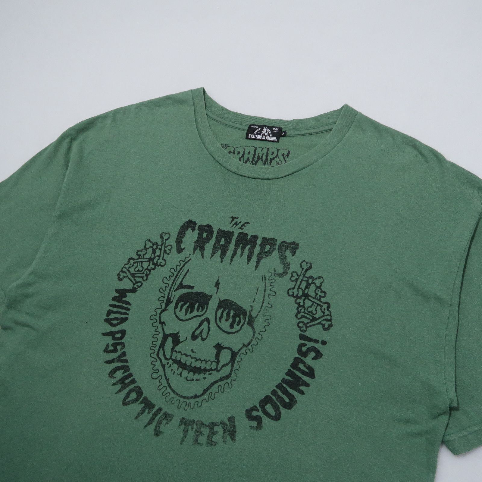 Hysteric Glamour Hysteric Glamour x The Cramps "Psychotic Skull" Tee Size US M / EU 48-50 / 2 - 3 Thumbnail