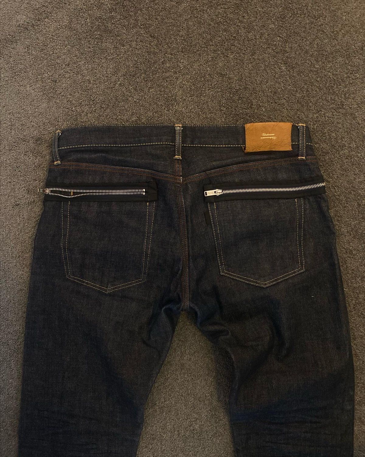Undercover Undercover AW11 Japanese selvedge Side Zip denim Size US 33 - 17 Thumbnail