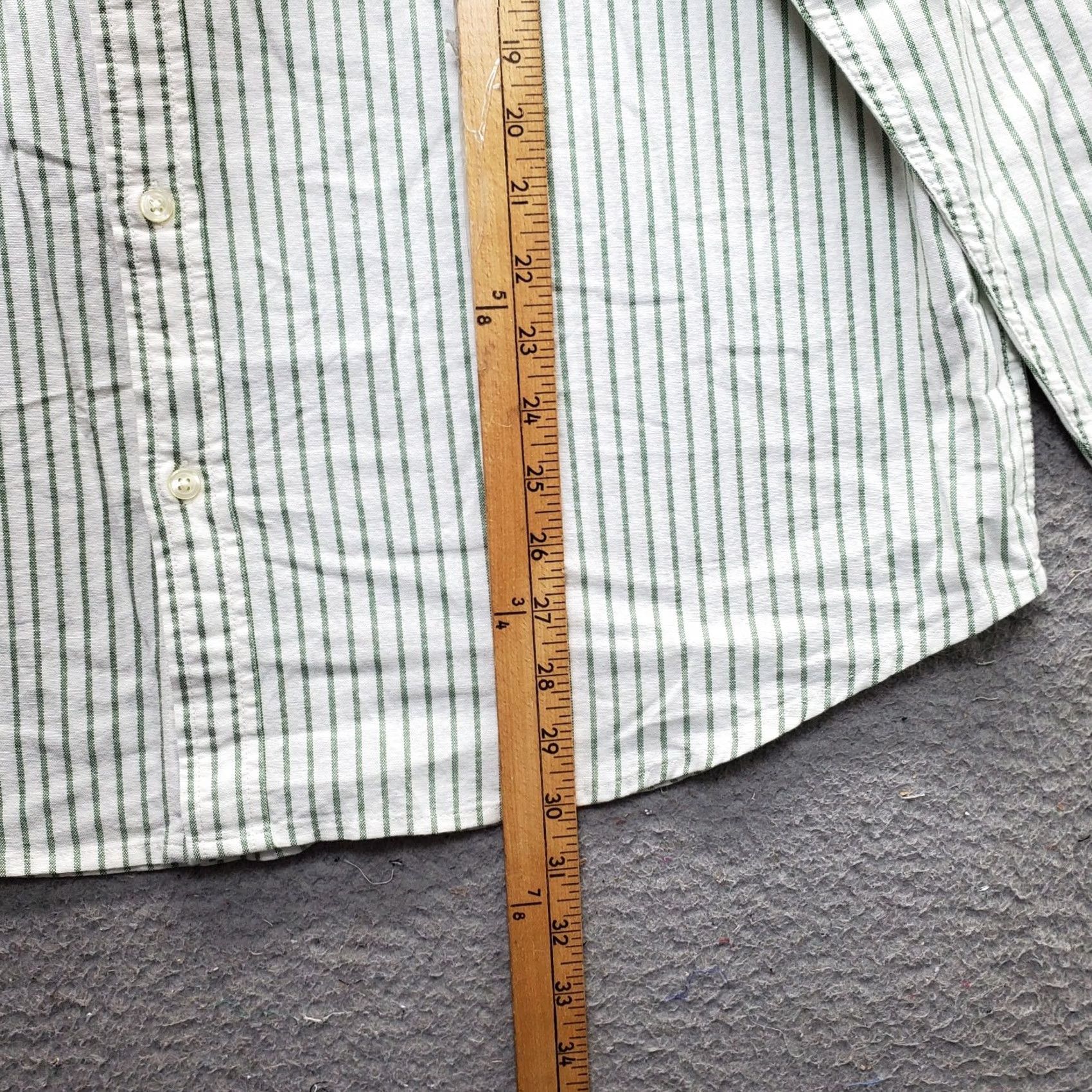 Old Navy Old Navy Everyday Shirt: Mens XL Button-Up Collared Mult striped, 100% Cotton, Regular Fit Size US XL / EU 56 / 4 - 3 Thumbnail