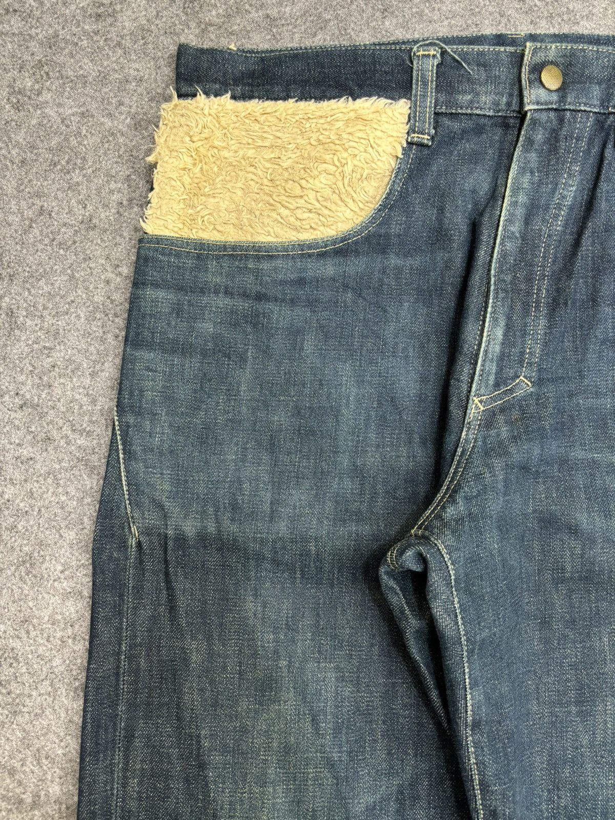 Japanese Brand 💥BAGGY💥DOARAT Japan Two Tones BAGGY Denim F556 Size US 32 / EU 48 - 6 Thumbnail