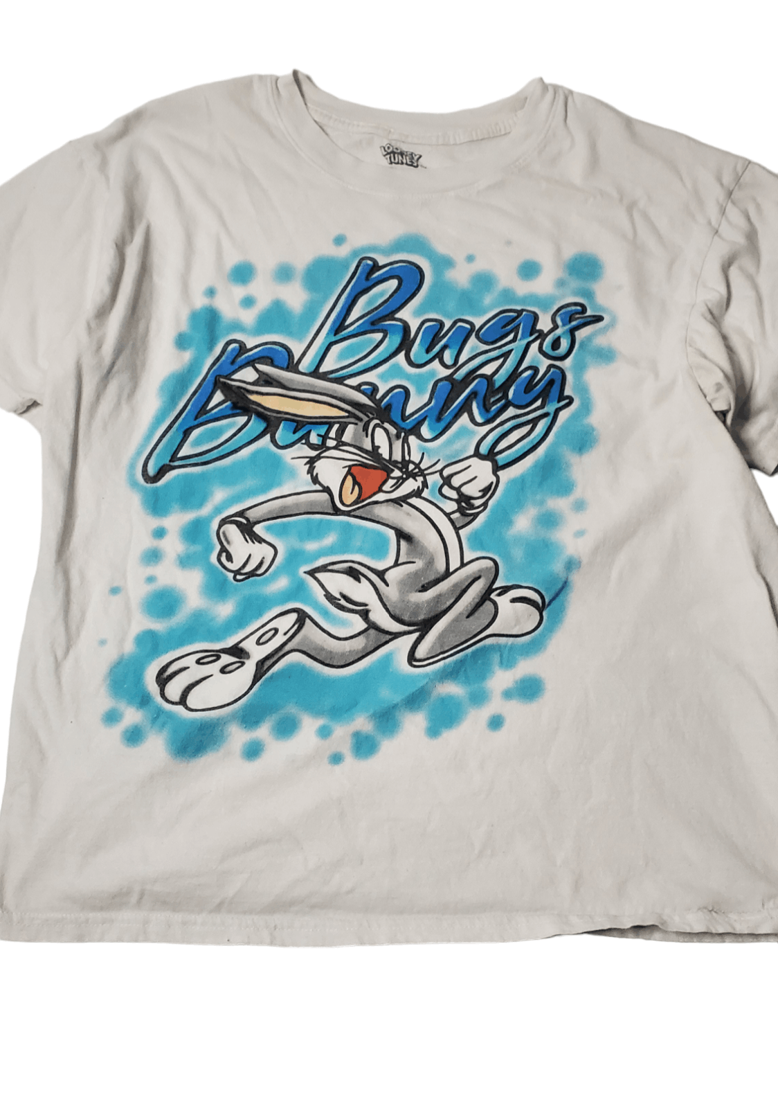 Warner Bros Looney Tunes Bugs Bunny Air Brush T-Shirt Size L / US 10 / IT 46 - 2 Thumbnail