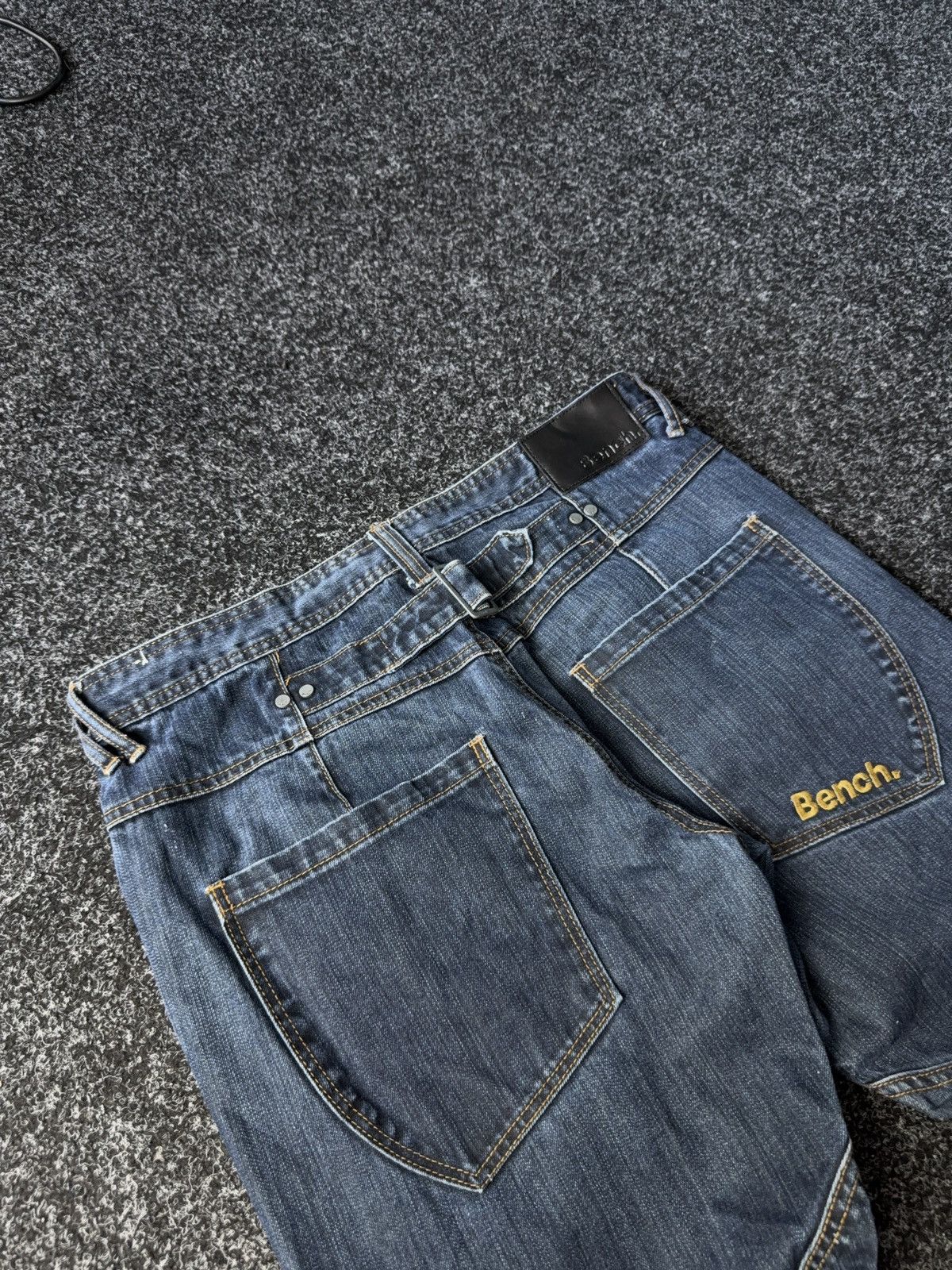 Bench Vintage 90s Retro Baggy Distressed Y2K Denim pants jeans Size US 34 / EU 50 - 14 Thumbnail