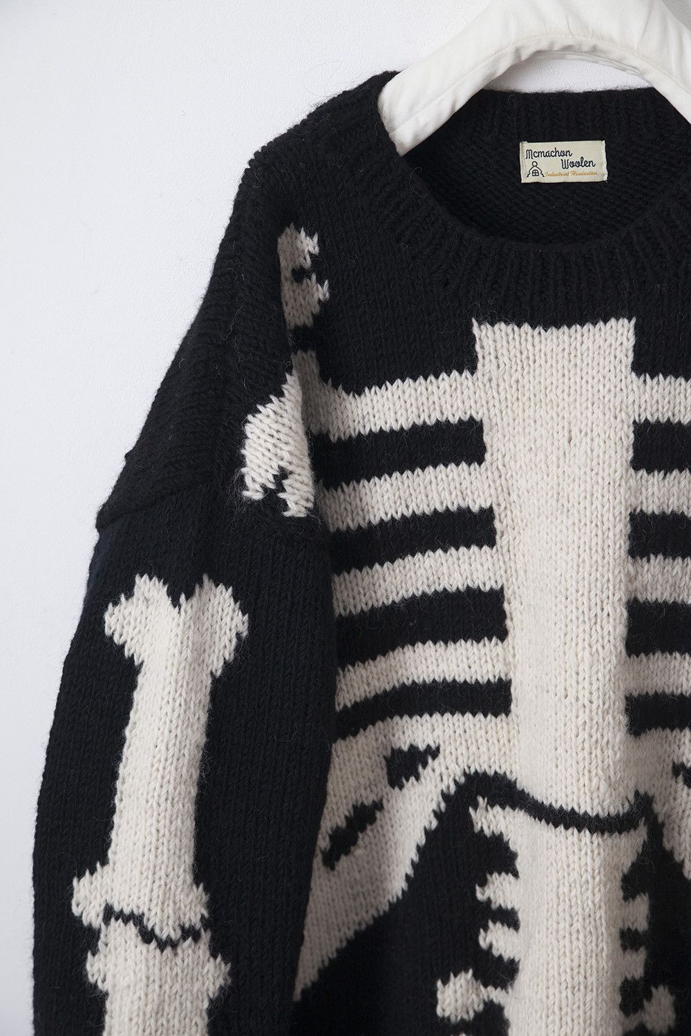 Woolrich Woolen Mills Chunky Skeleton wool knit Size US L / EU 52-54 / 3 - 2 Thumbnail