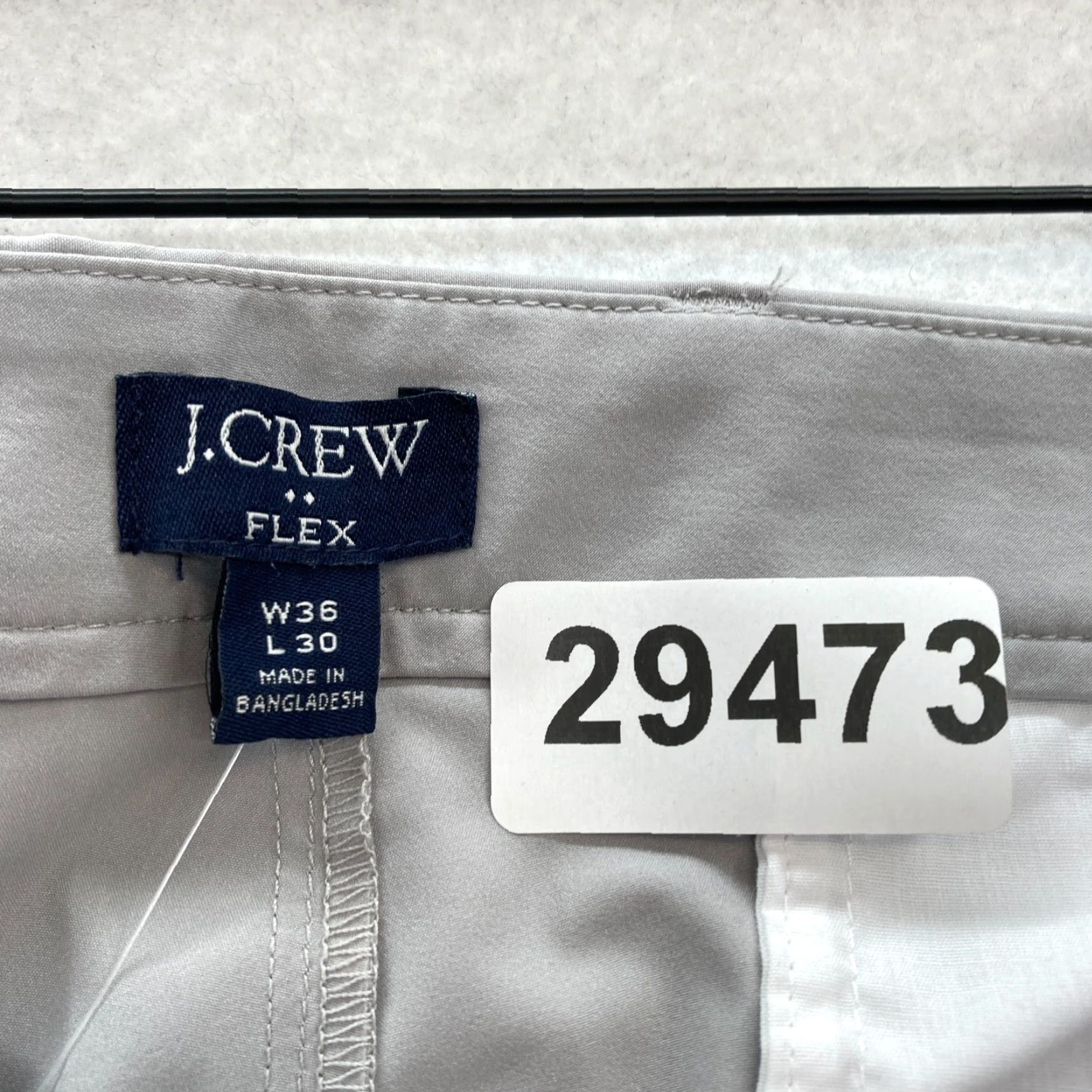 J.Crew J.Crew Flex Tech Pants Mens 36x30 Slim Straight Leg Gray Stretch Lightweight Size US 36 / EU 52 - 6 Thumbnail