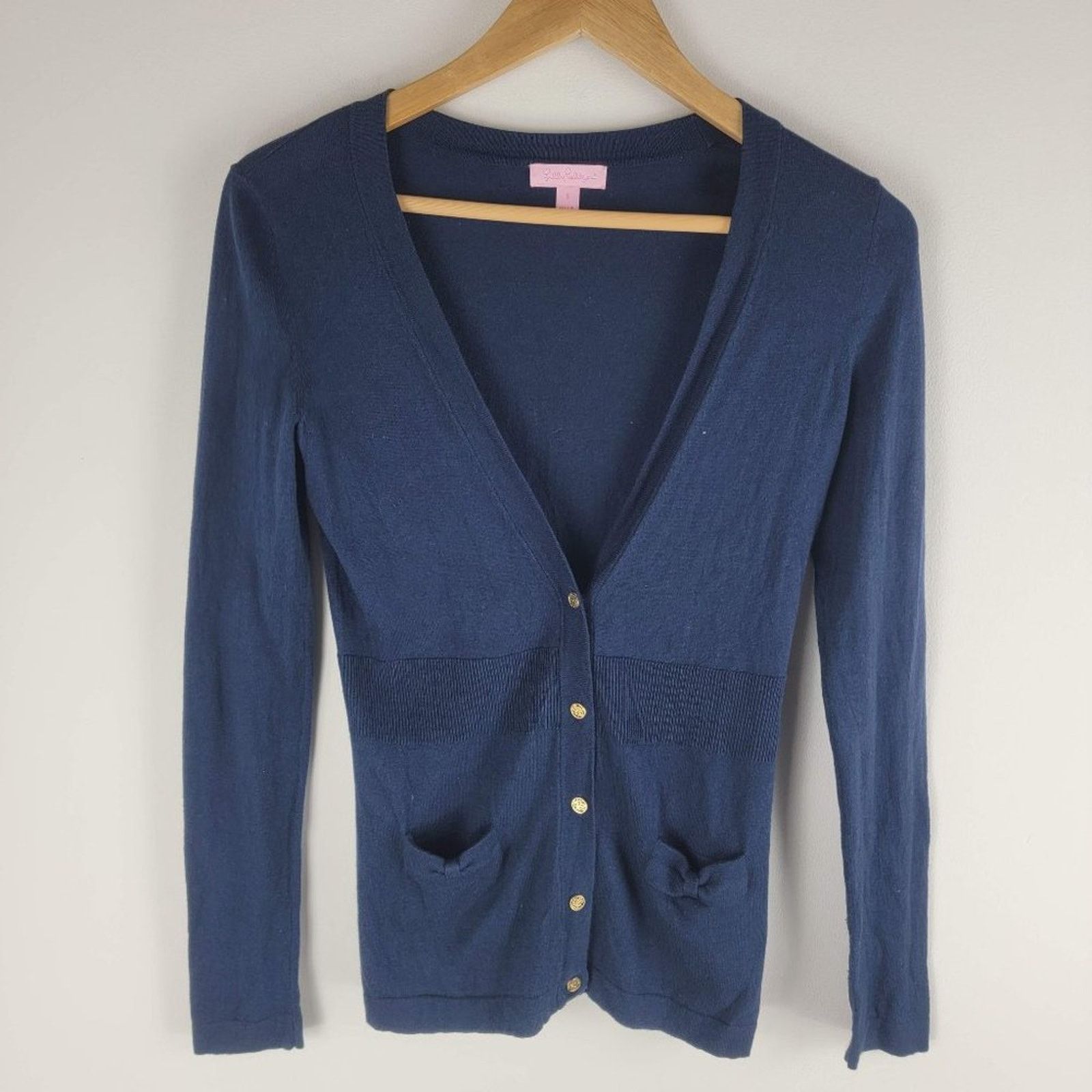 Lilly Pulitzer Lilly Pulitzer Silk Blend Cardigan Sweater Button Size S Size S / US 4 / IT 40 - 2 Thumbnail
