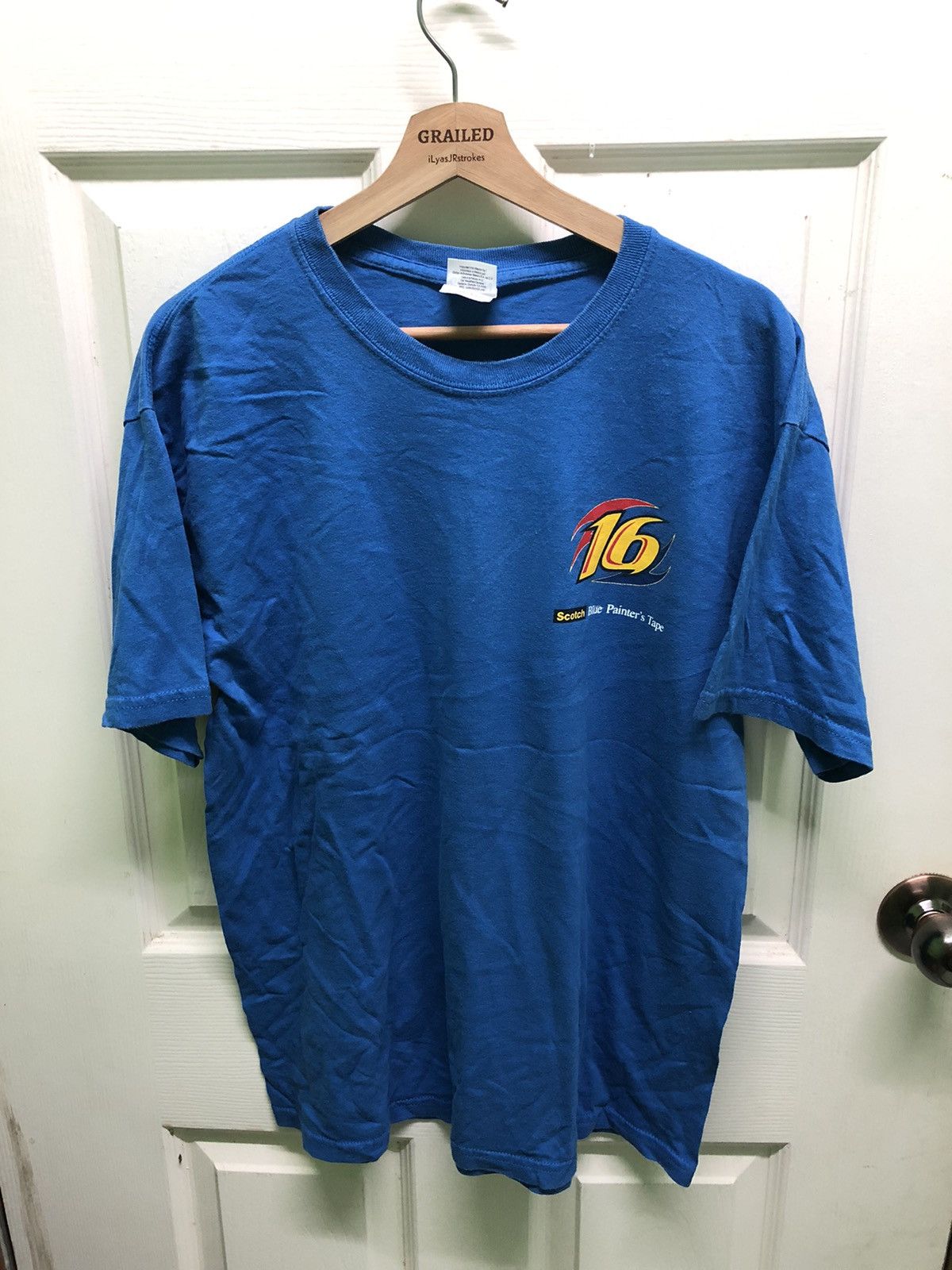 Sports Specialties × Vintage Grey Biffle 3M Performance Driven No.6 Graphic Blue Tee Size US L / EU 52-54 / 3 - 2 Thumbnail