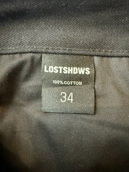 LOSTSHDWS Lost Shdws Denim Jeans (Black/Bone) Size US 34 / EU 50 - 5 Thumbnail